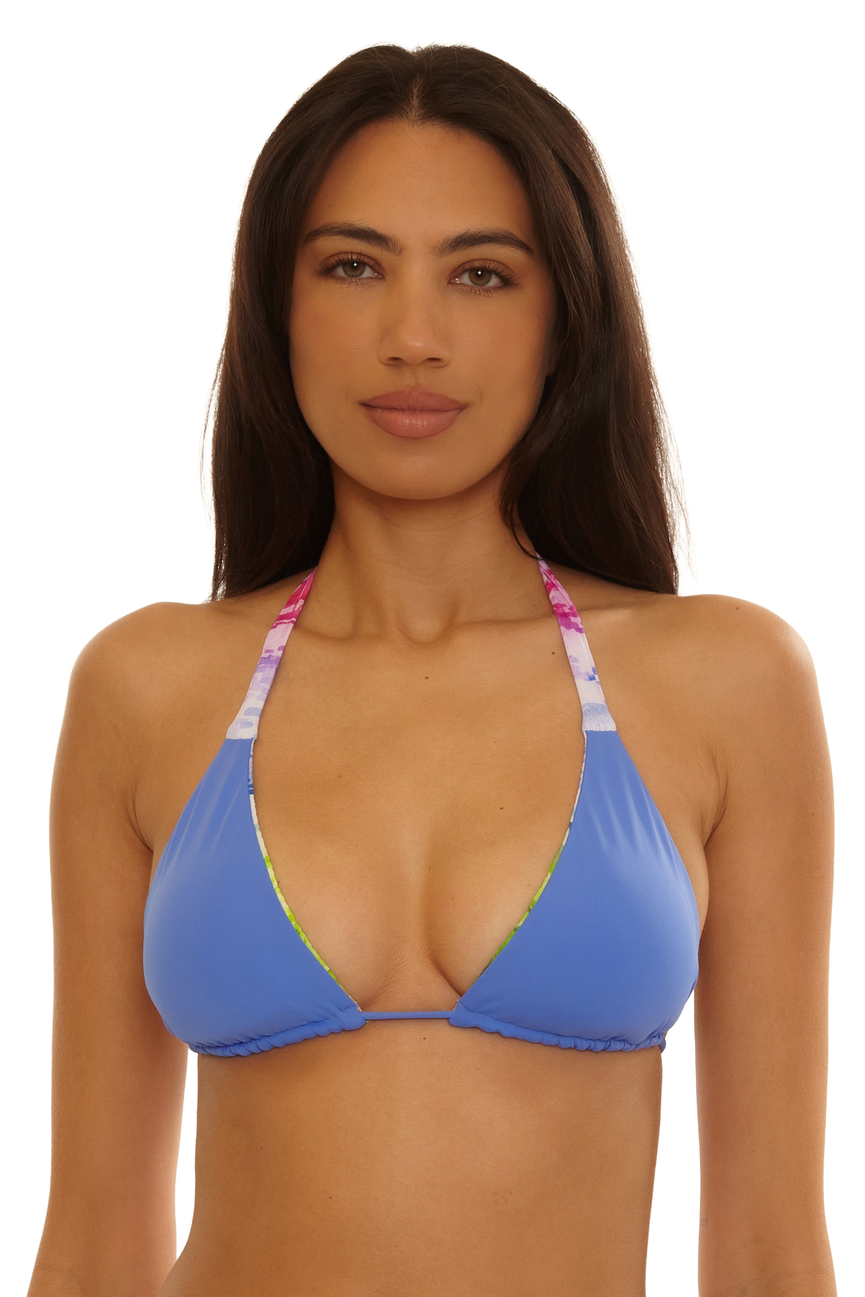 Fiji Reversible Triangle Bikini Top