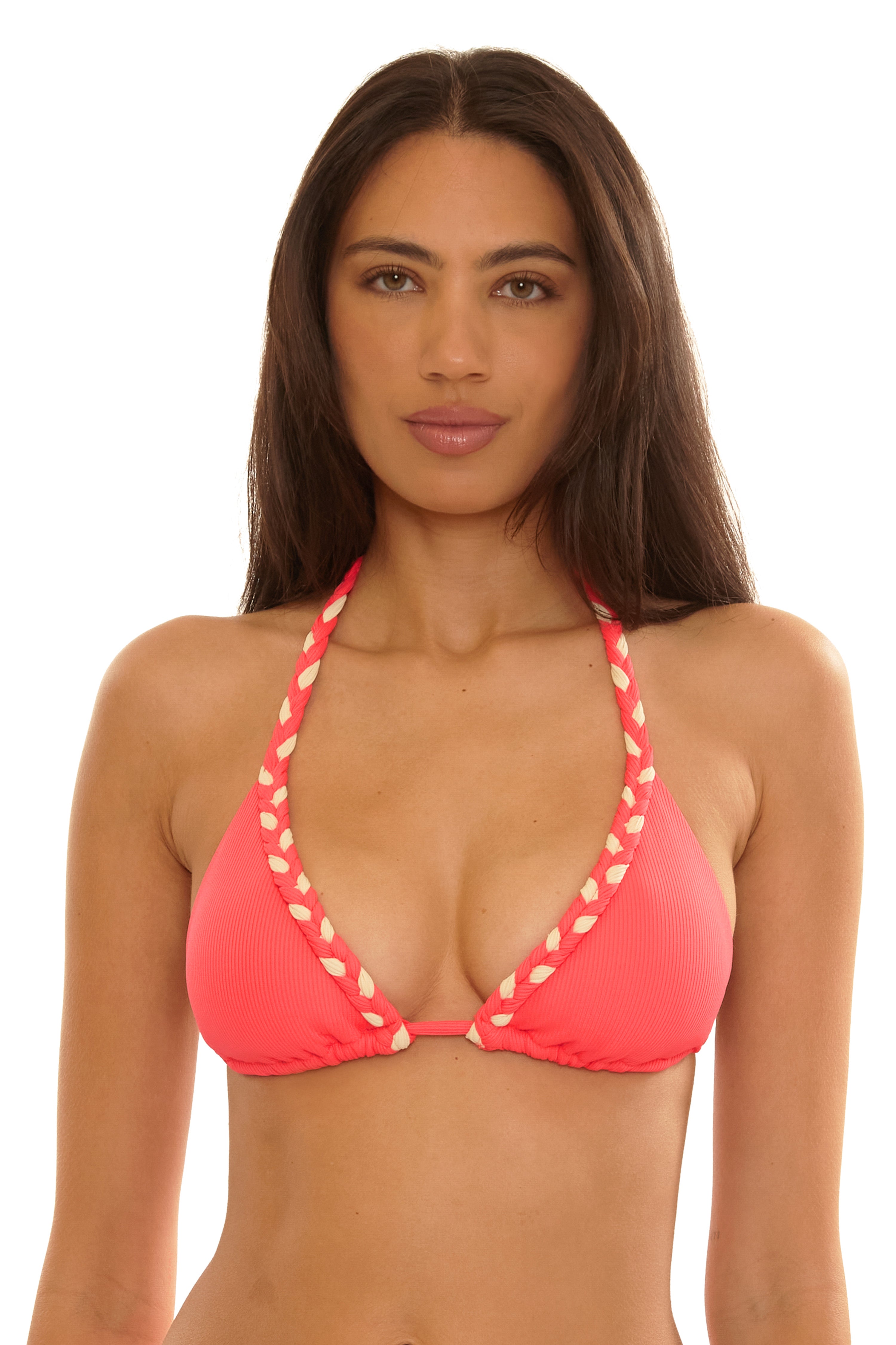 Modern Edge Braided Triangle Bikini Top