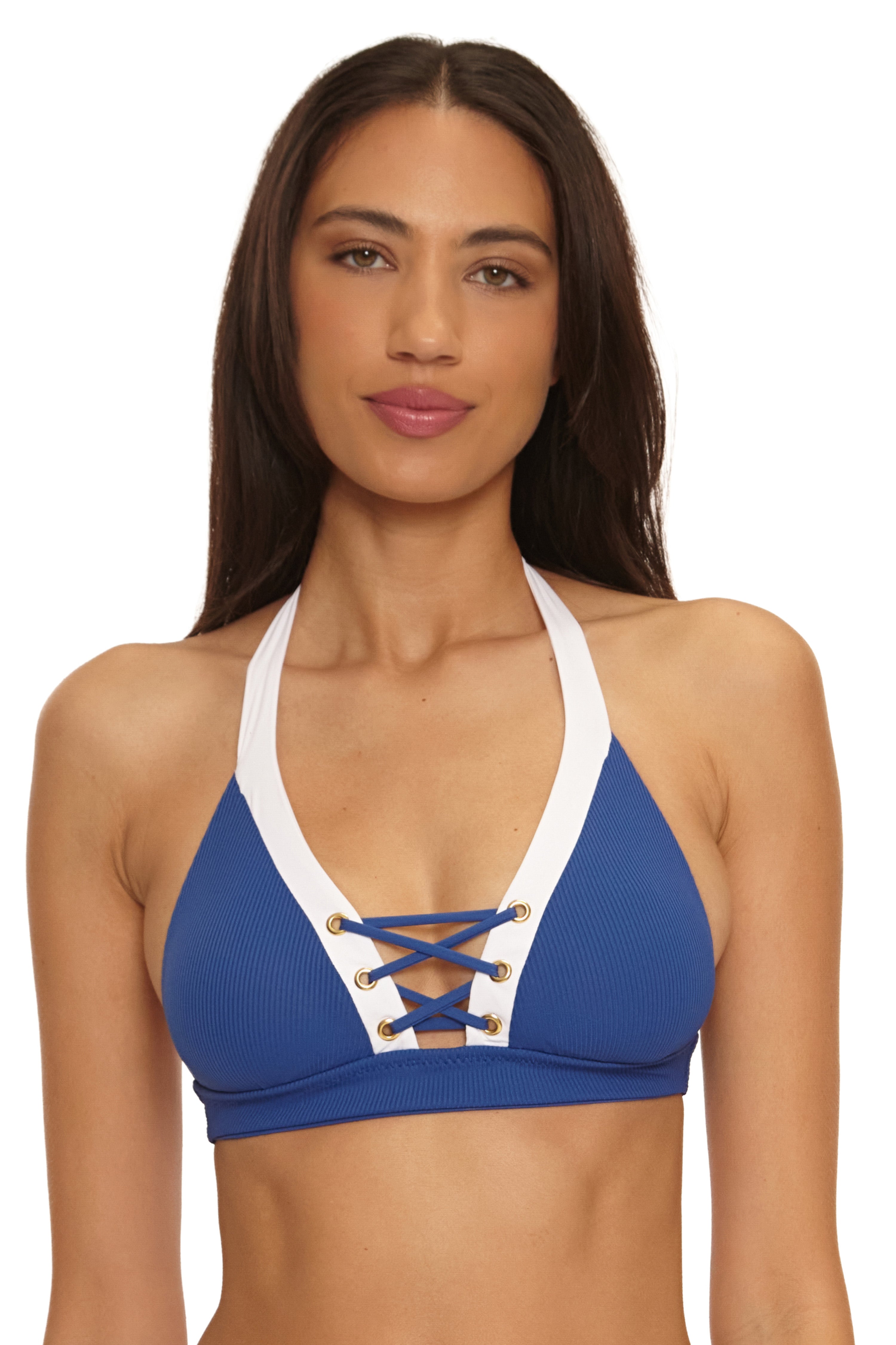 Yacht Club Halter Bikini Top