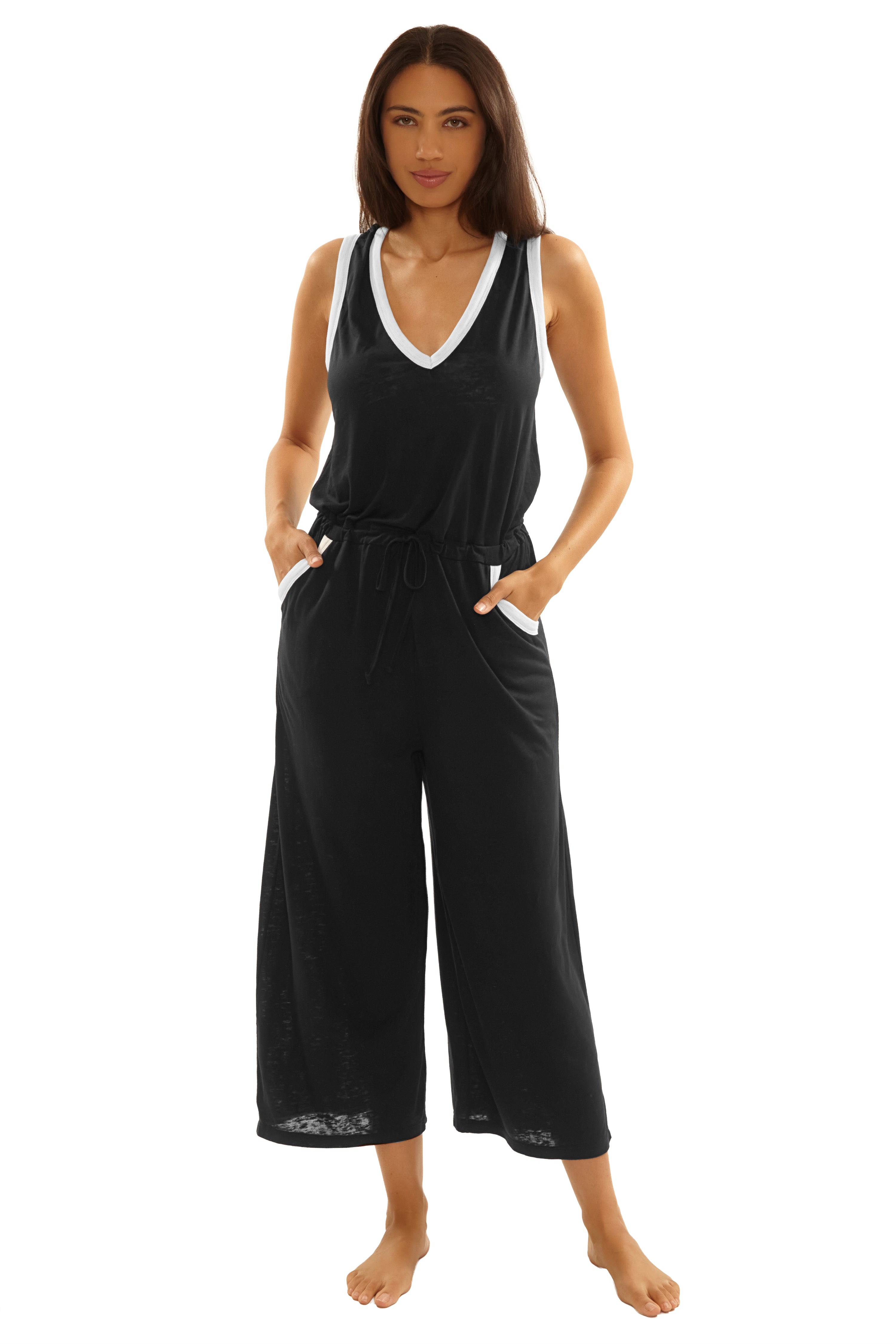 Beach Date Jumpsuit Cover-up