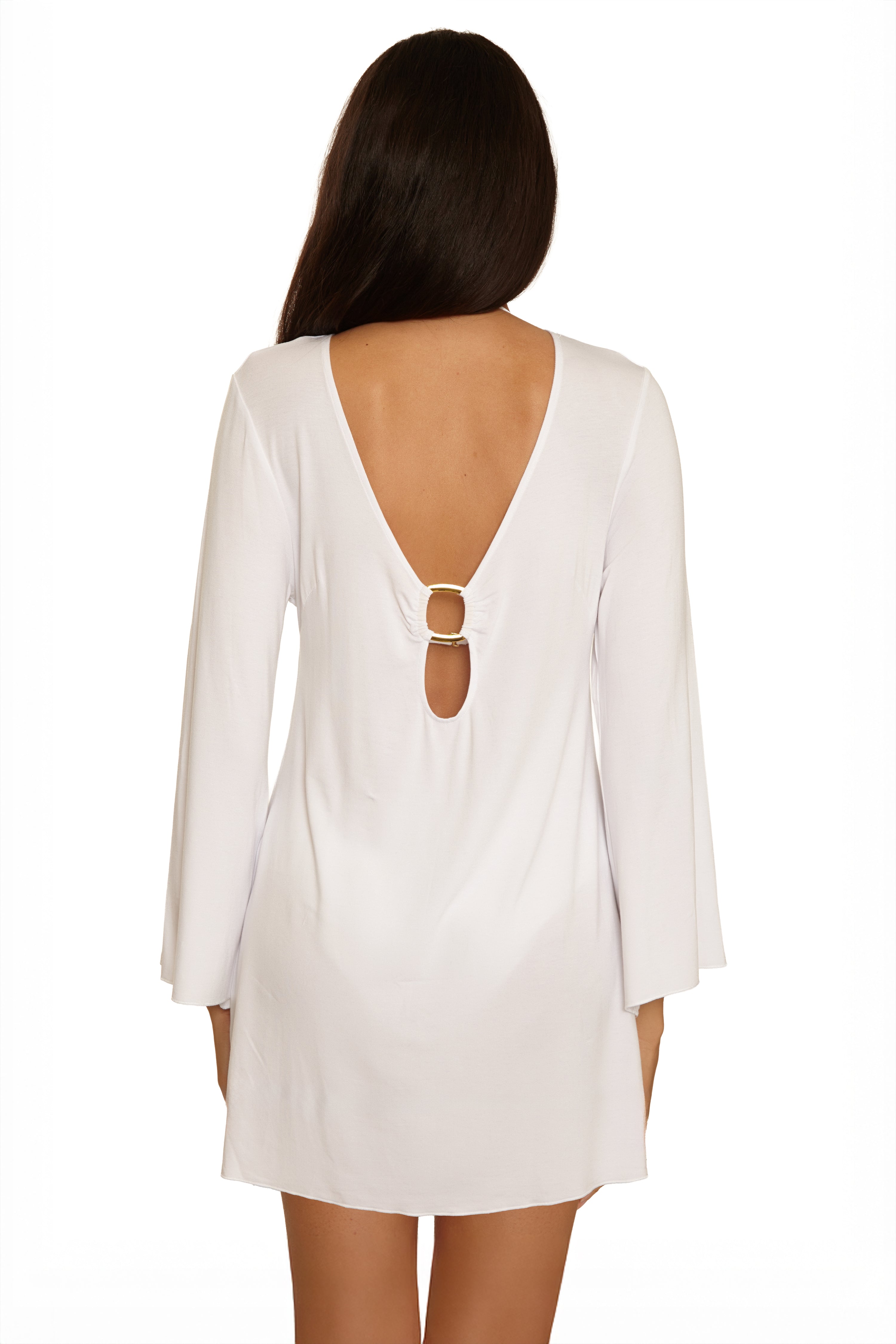 Beach to Bbq Cover-up Tunic - White