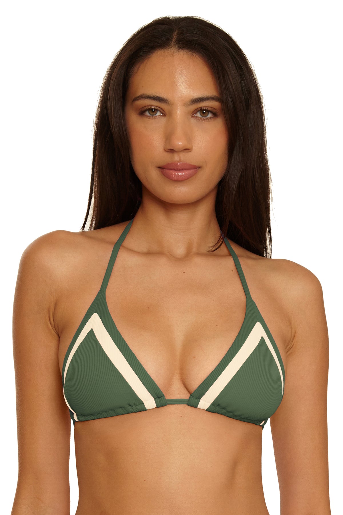 Coastline Triangle Bikini Top - Kelp