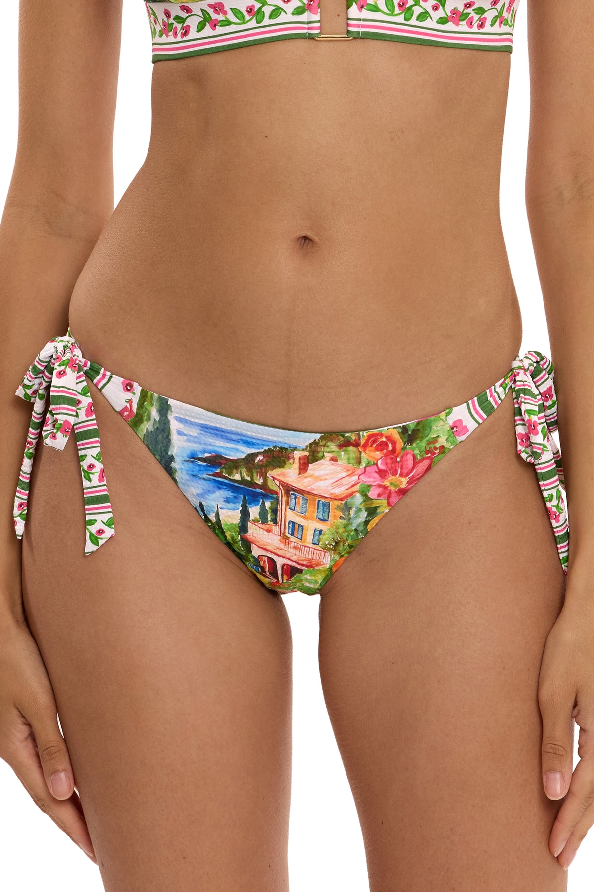 Lake Como Tie Side Bikini Bottom