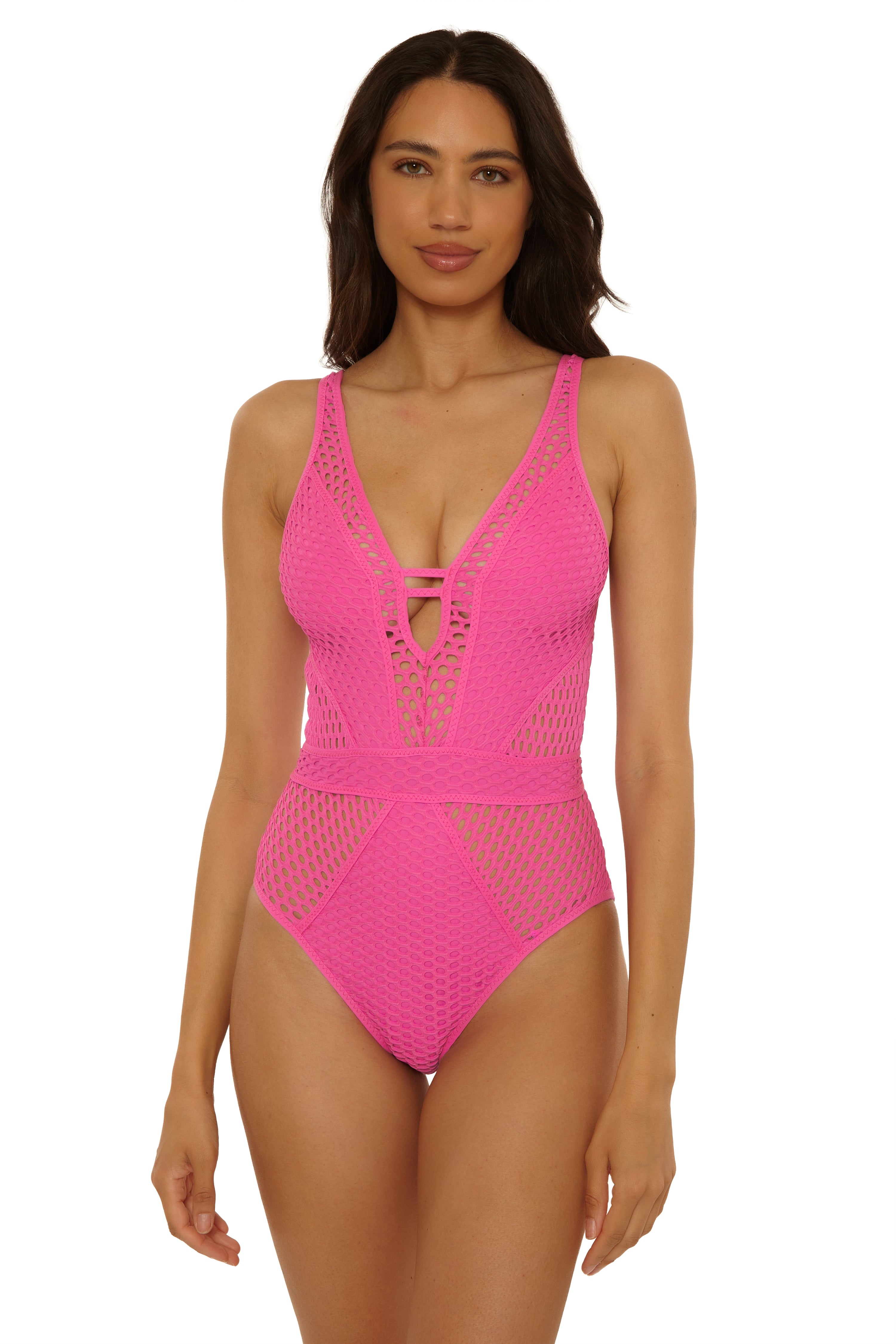 Castaway Plunge One Piece Swimsuit