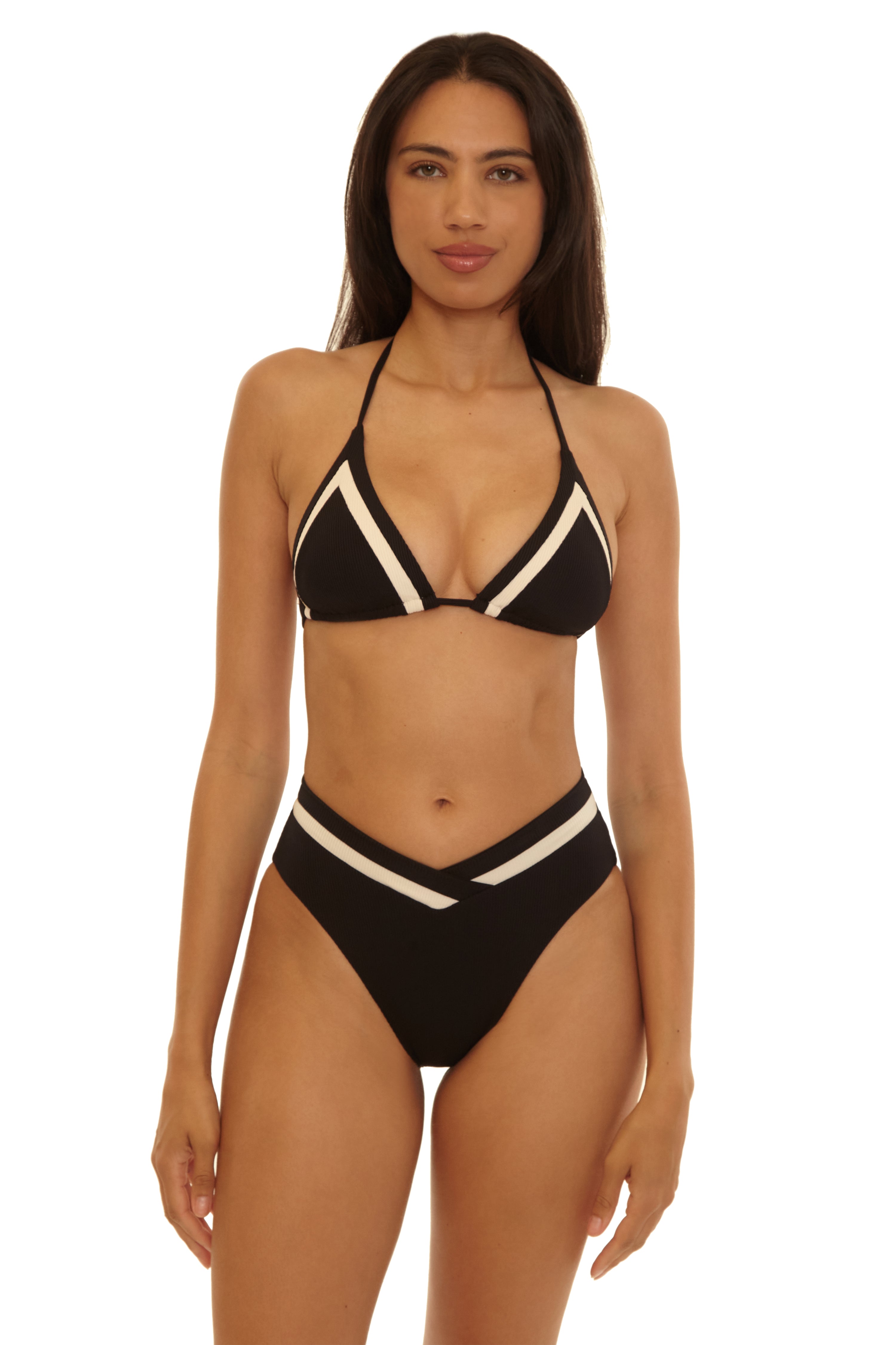 Coast Line High-Waist Bikini Bottom
