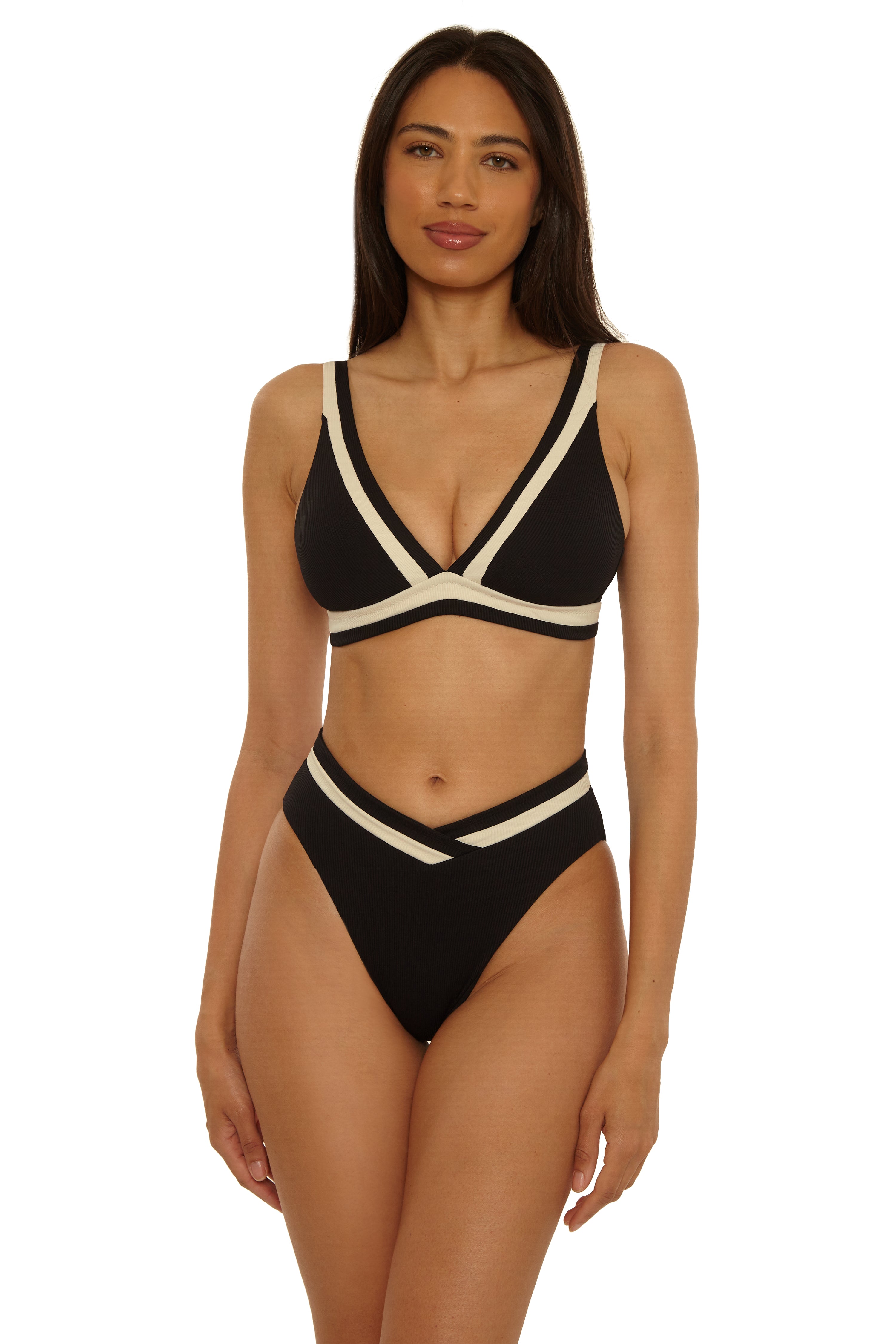Coast Line High-Waist Bikini Bottom