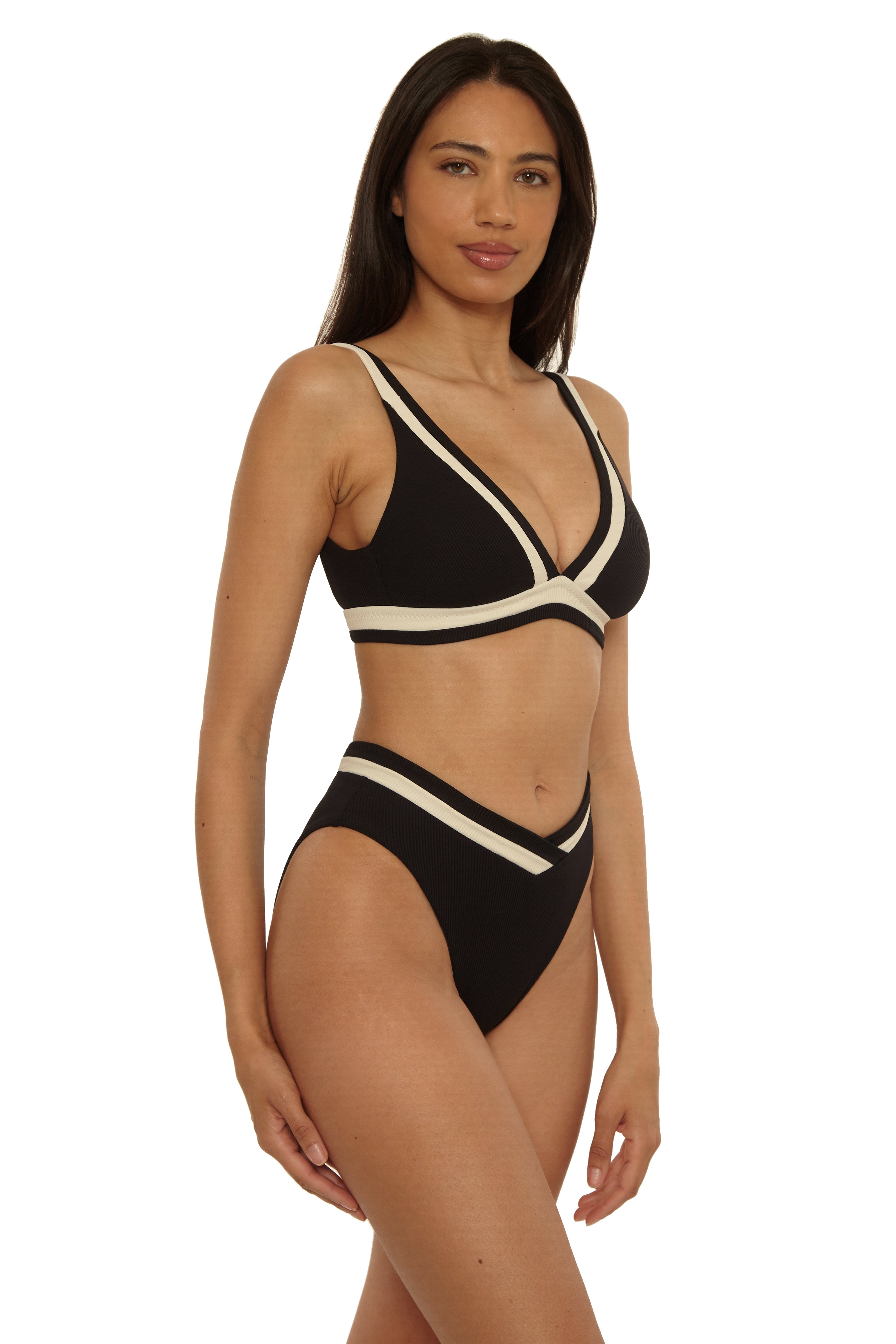 Coast Line High-Waist Bikini Bottom