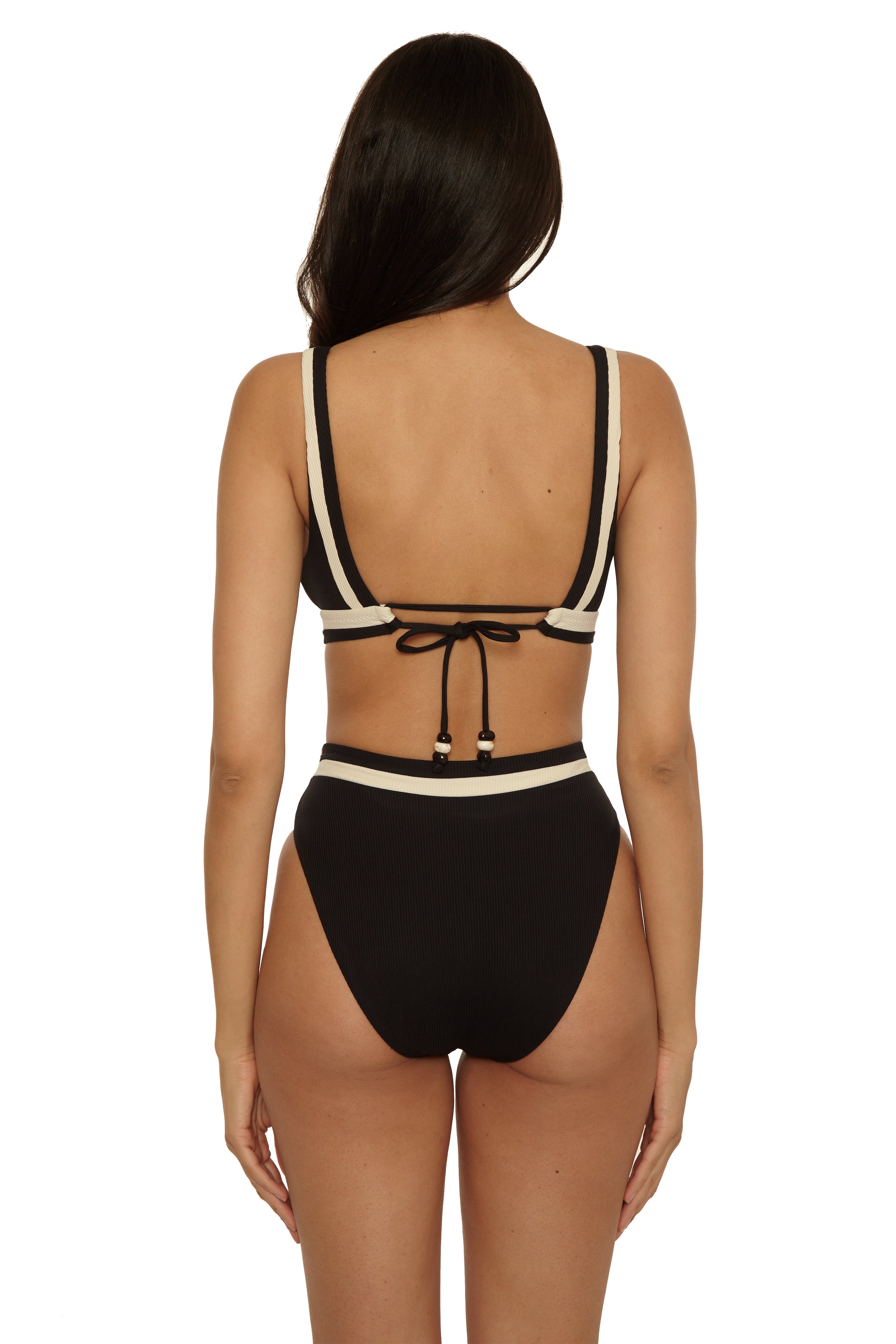 Coast Line High-Waist Bikini Bottom