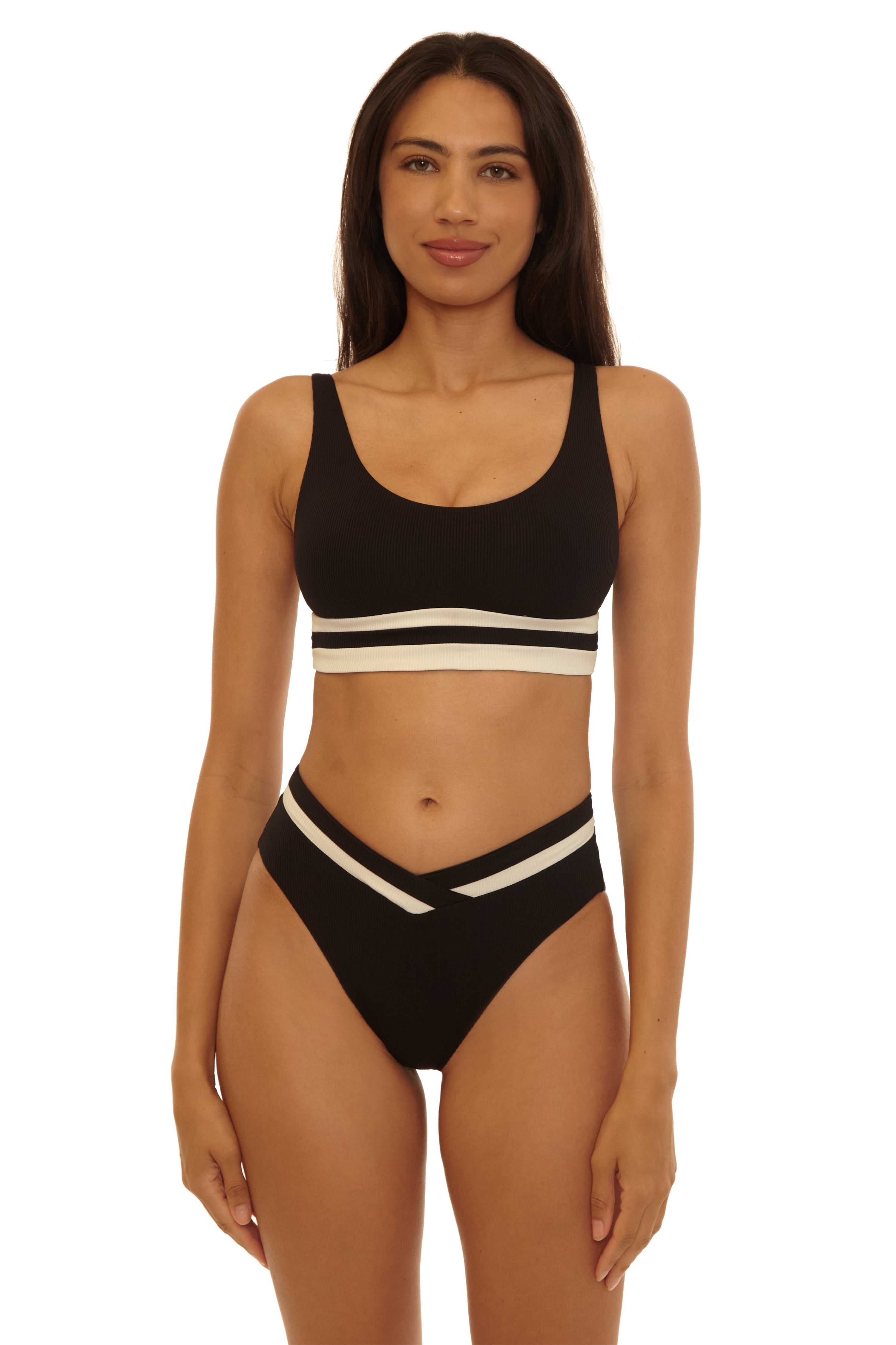 Coast Line High-Waist Bikini Bottom