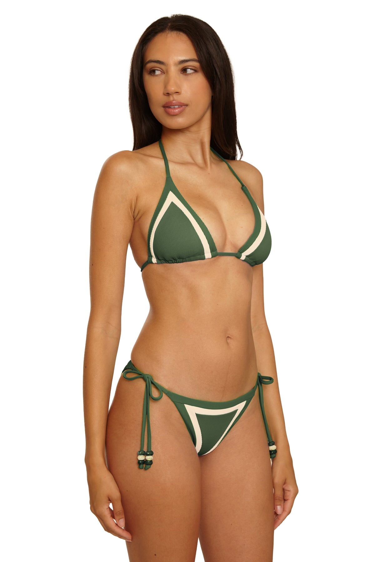 Coastline Triangle Bikini Top - Kelp