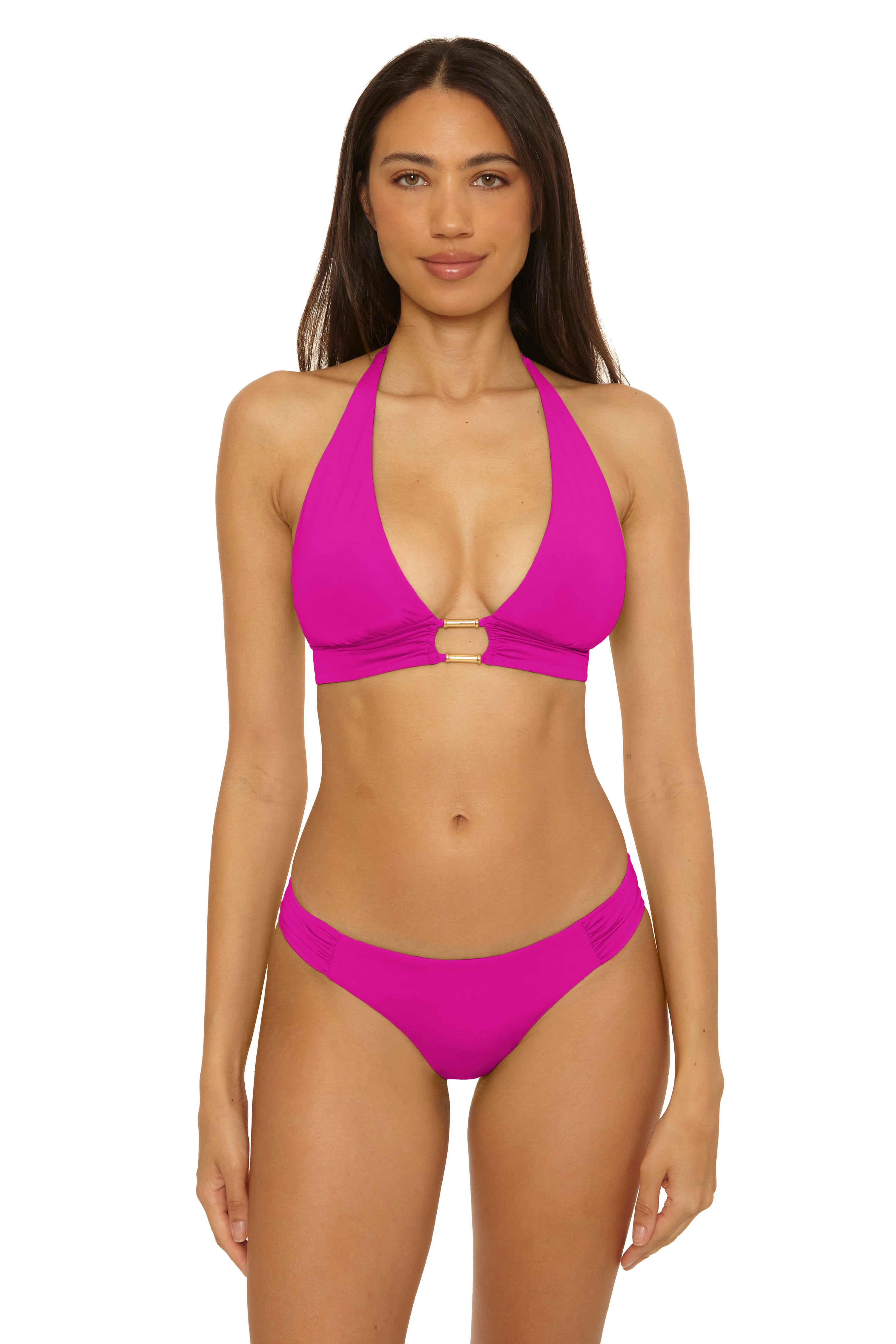 COLOR CODE HALTER TOP