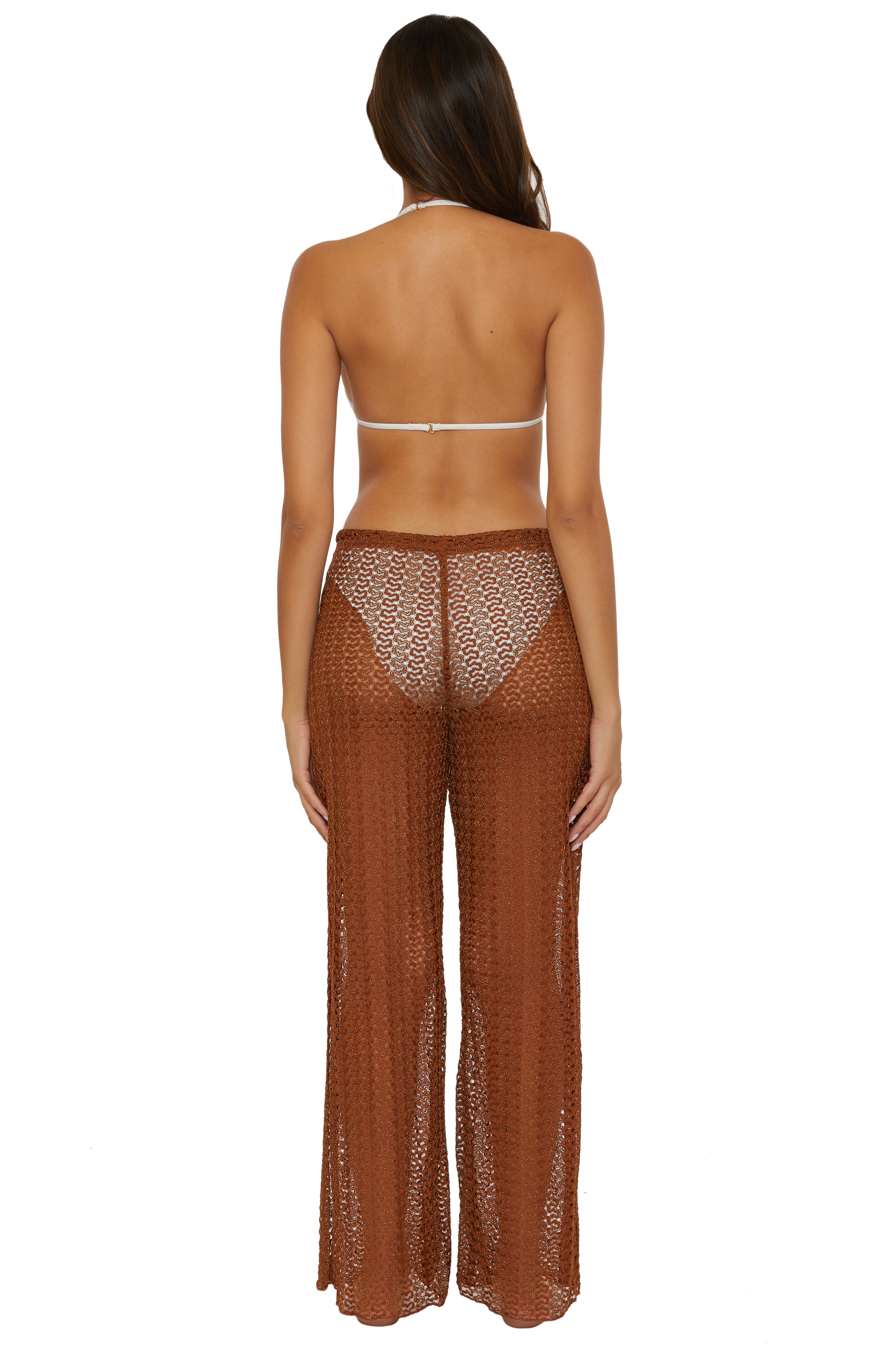 GOLDEN SPLIT LEG PANT