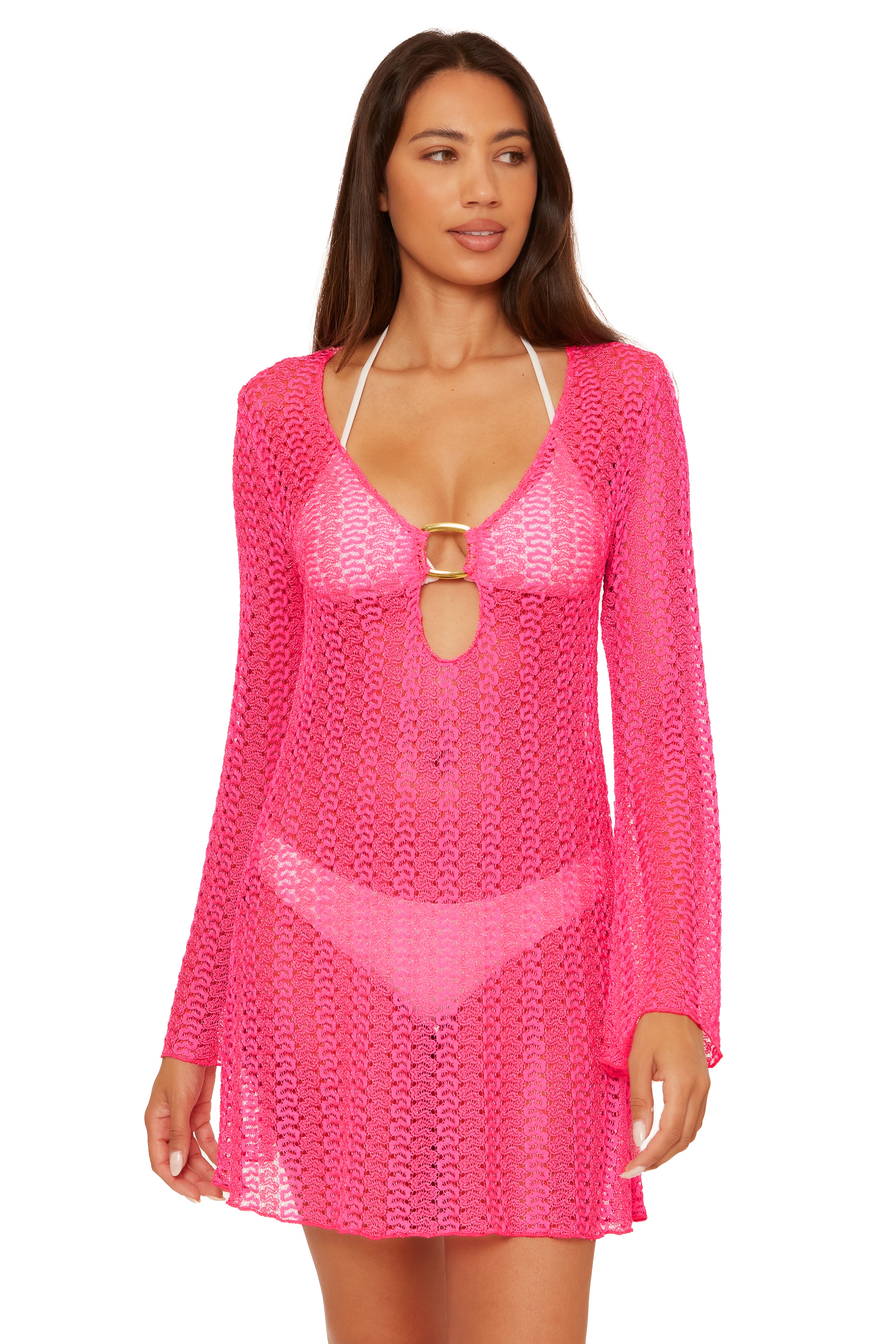 GOLDEN CROCHET TUNIC