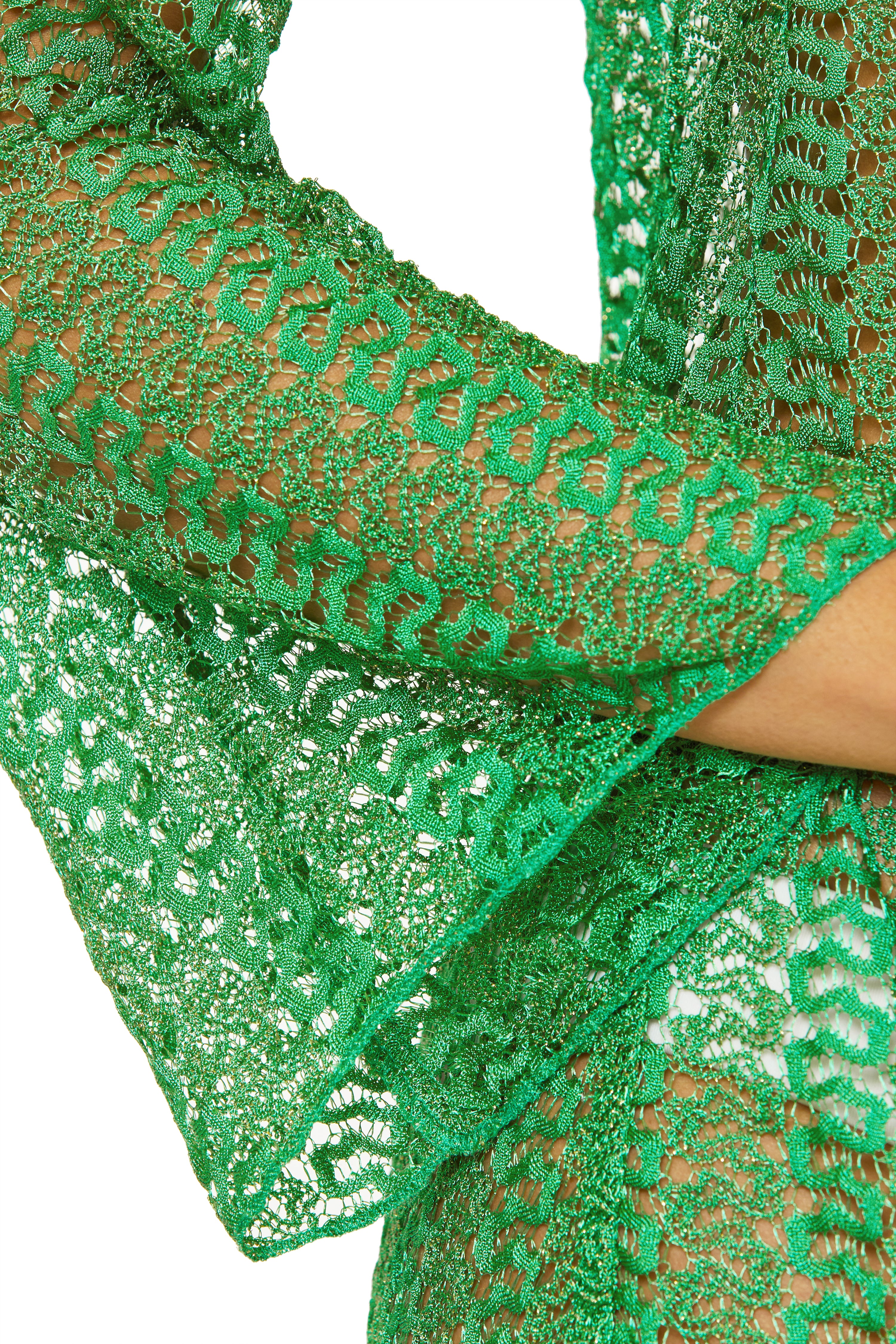 GOLDEN CROCHET TUNIC