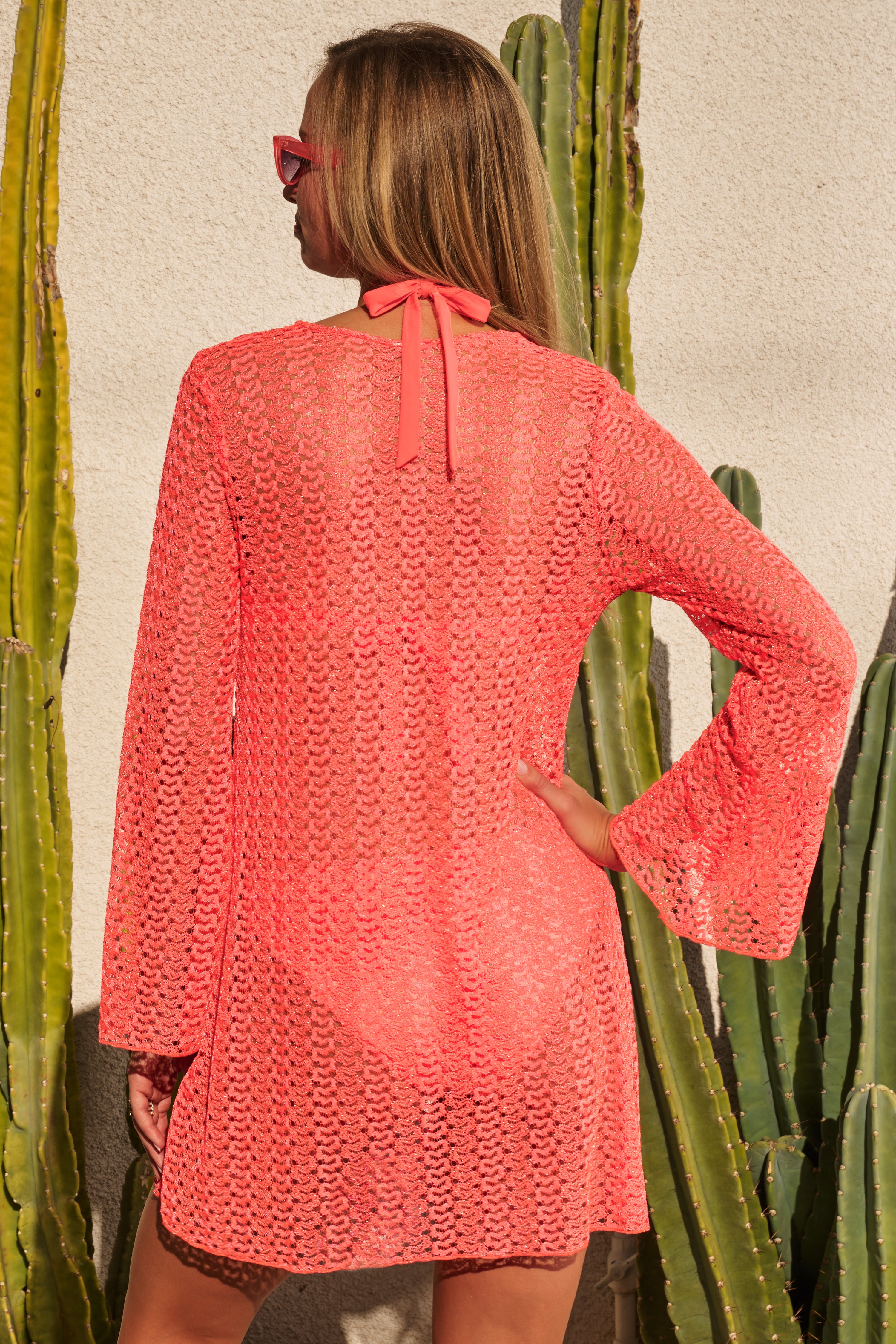 GOLDEN CROCHET TUNIC