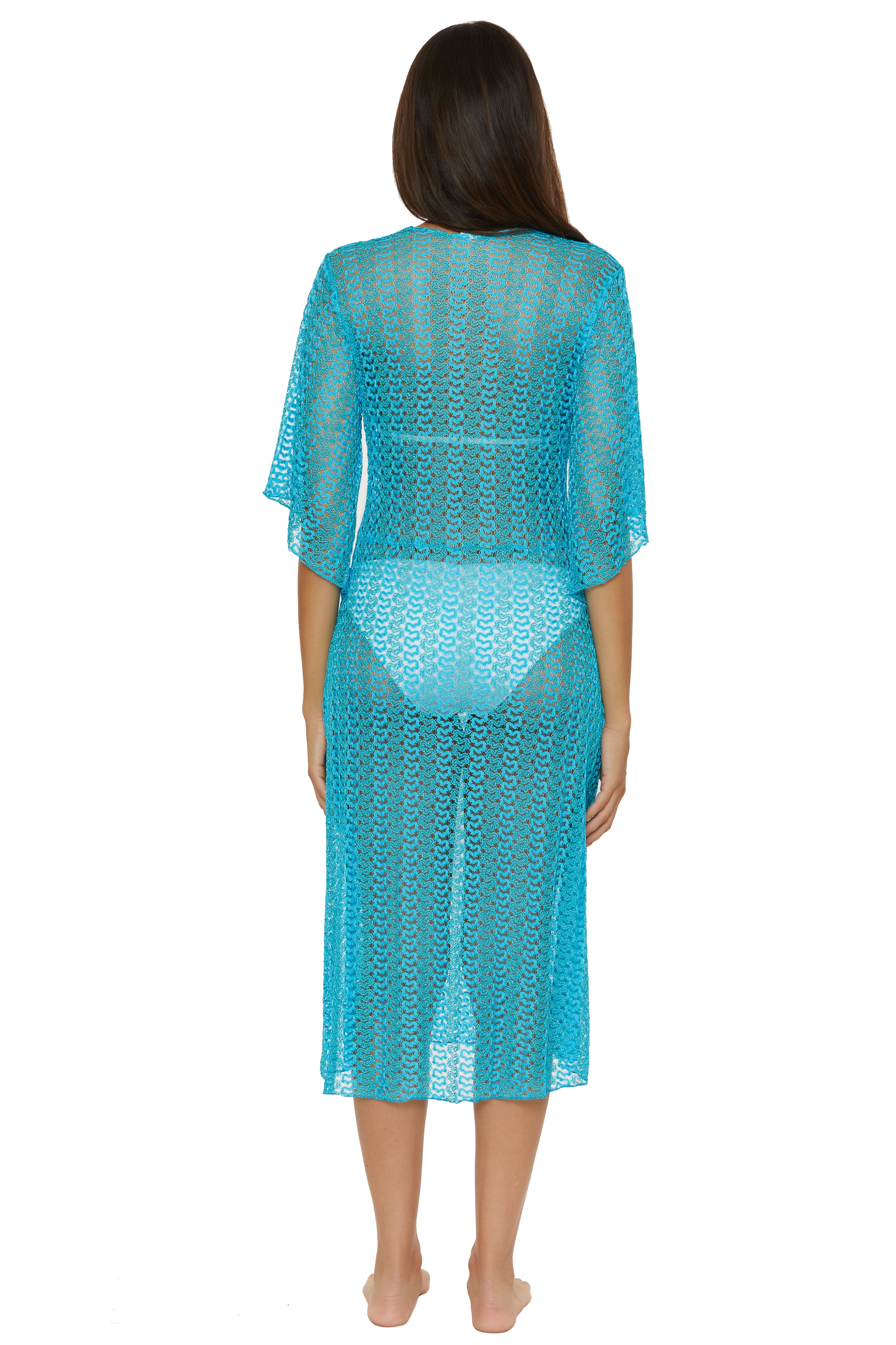 GOLDEN MESH COVER-UP