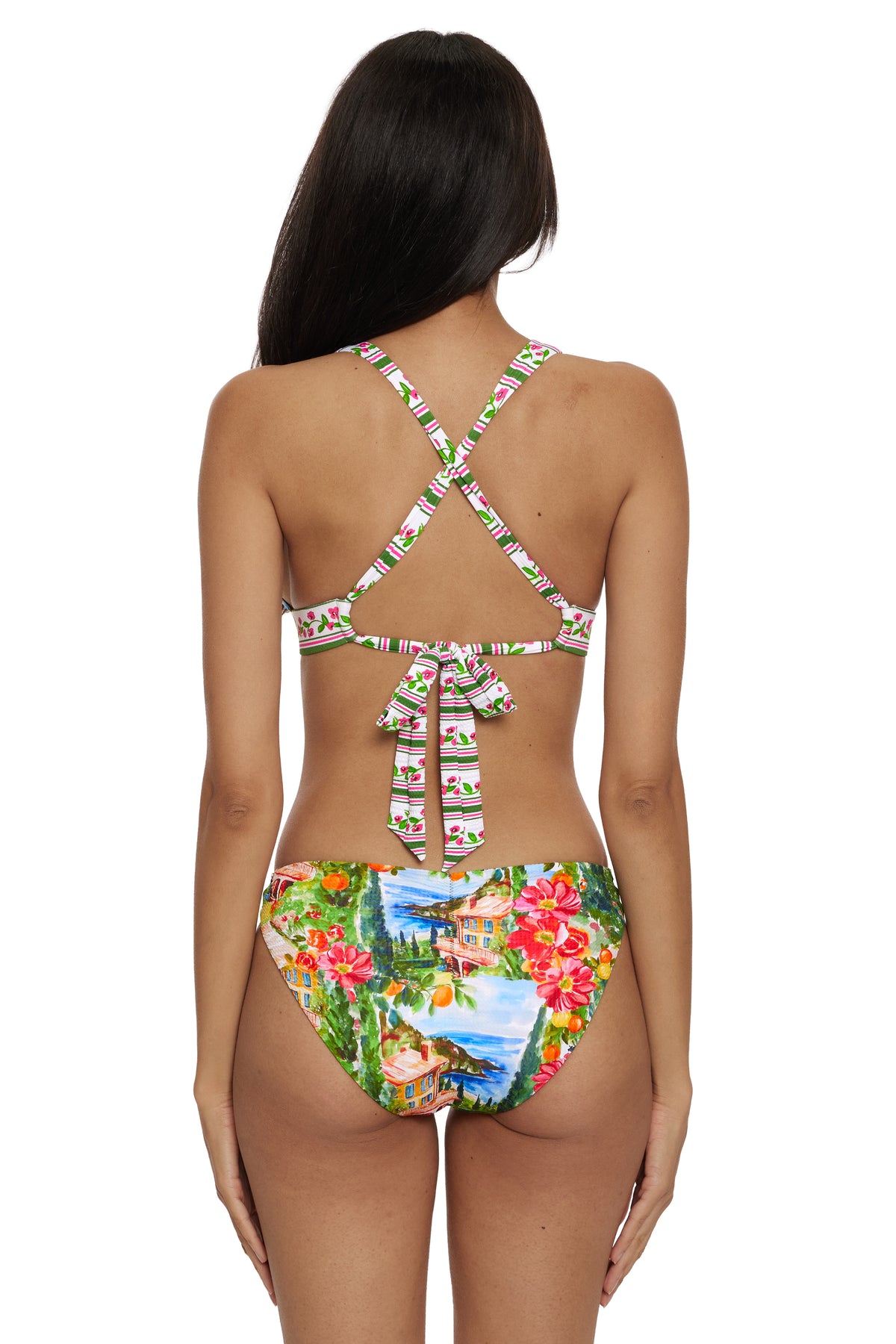 Lake Como Halter Bikini Top