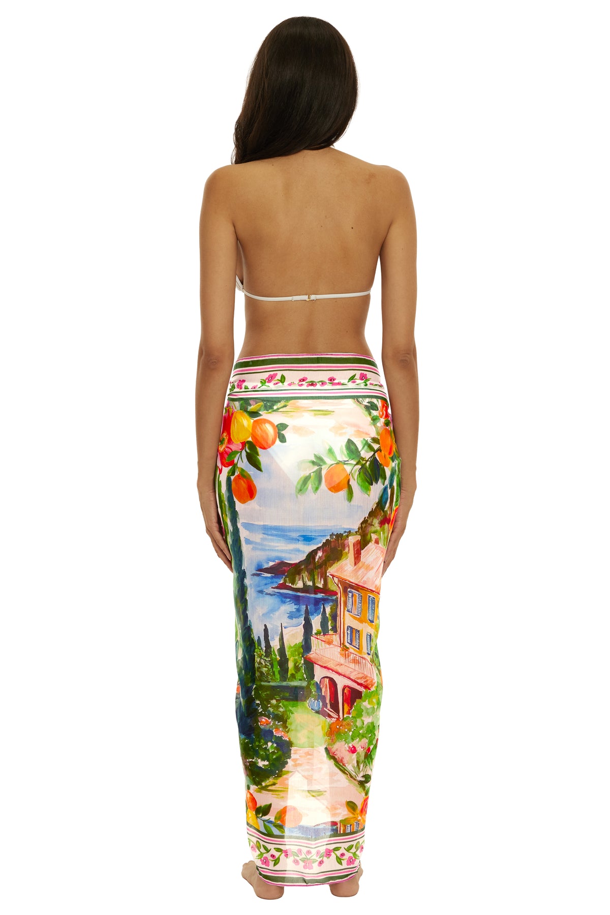 Lake Como Sarong Coverup