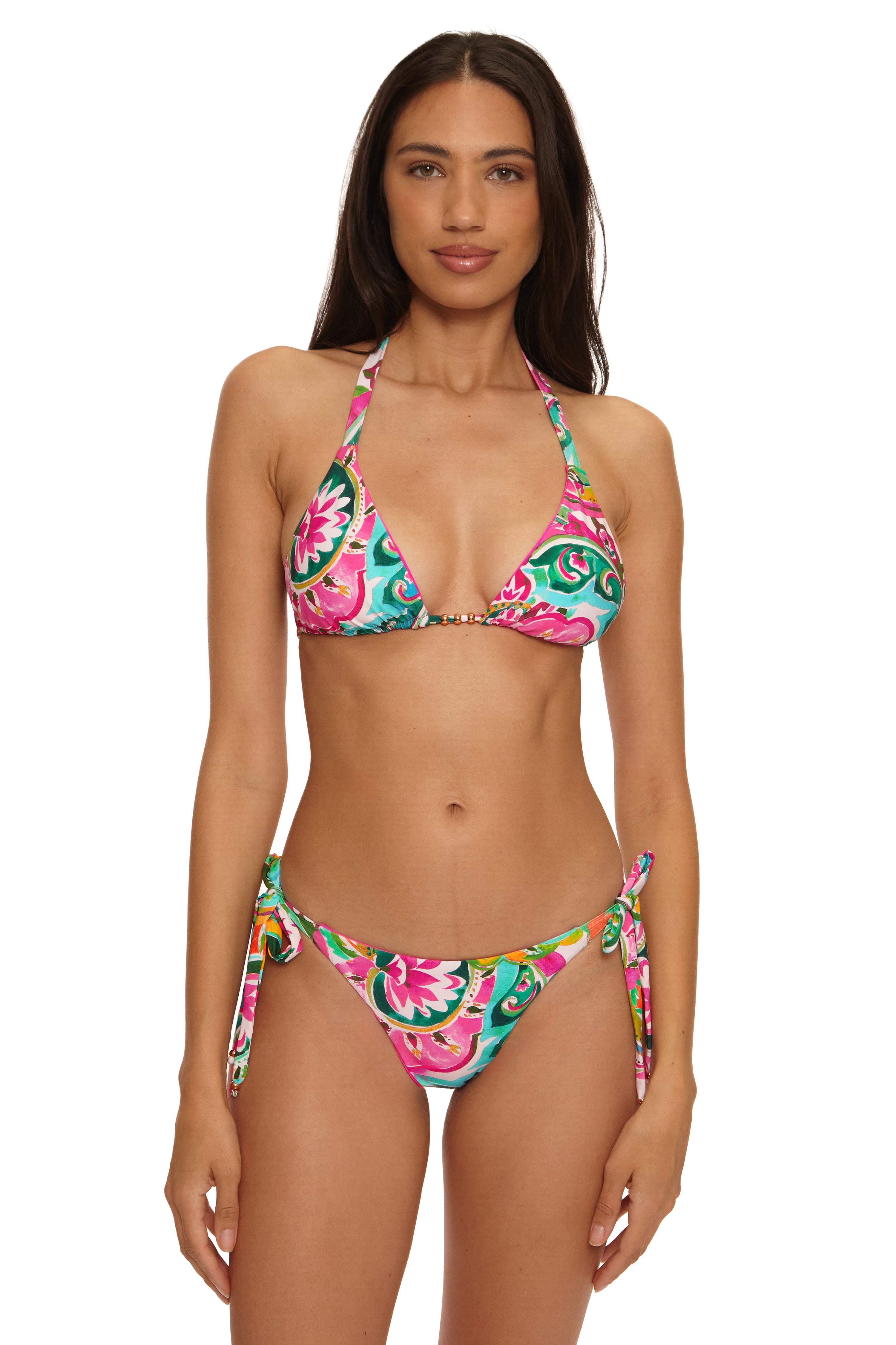 La Vie Reversible Tie Side Bikini Bottom