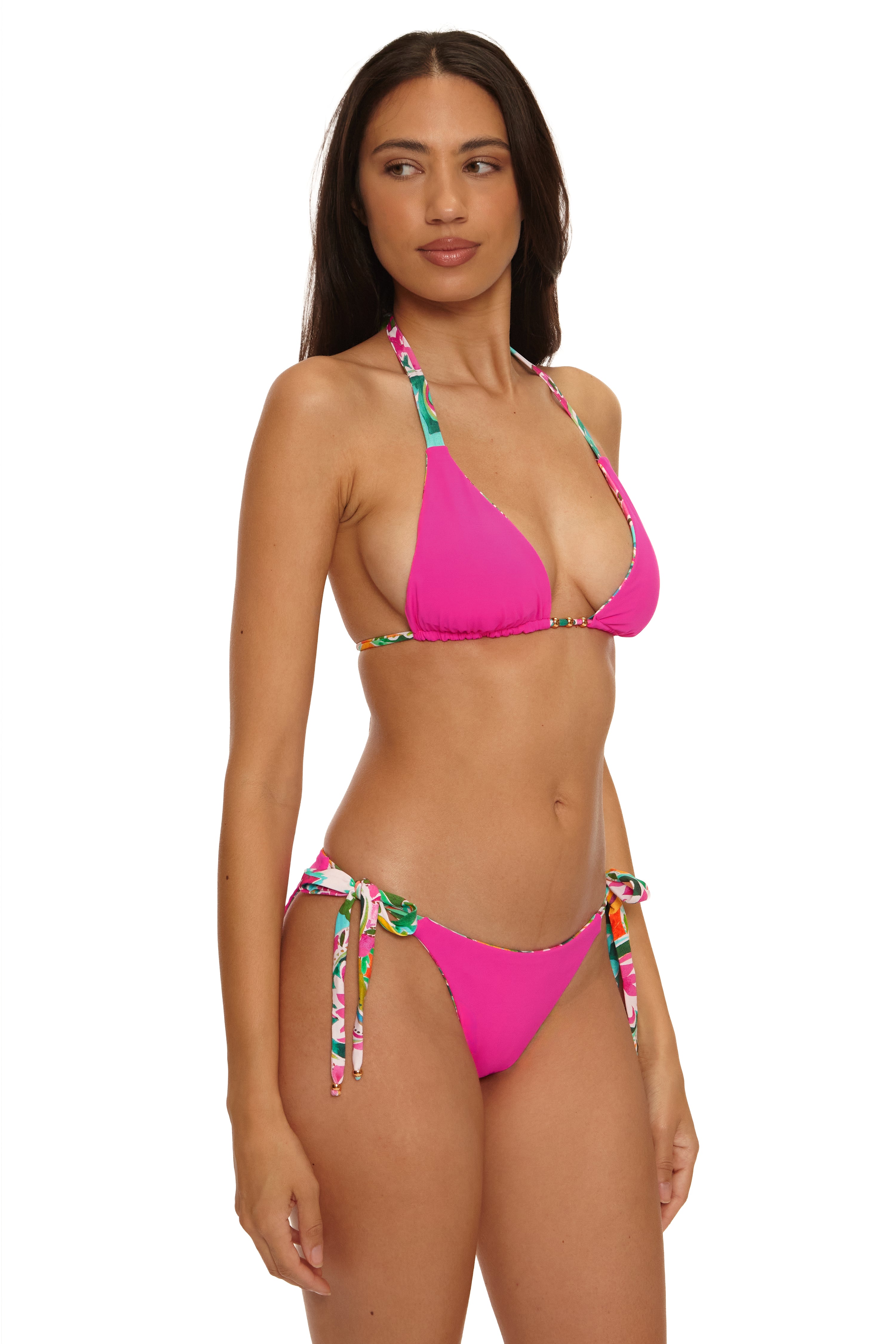 La Vie Reversible Triangle Bikini Top