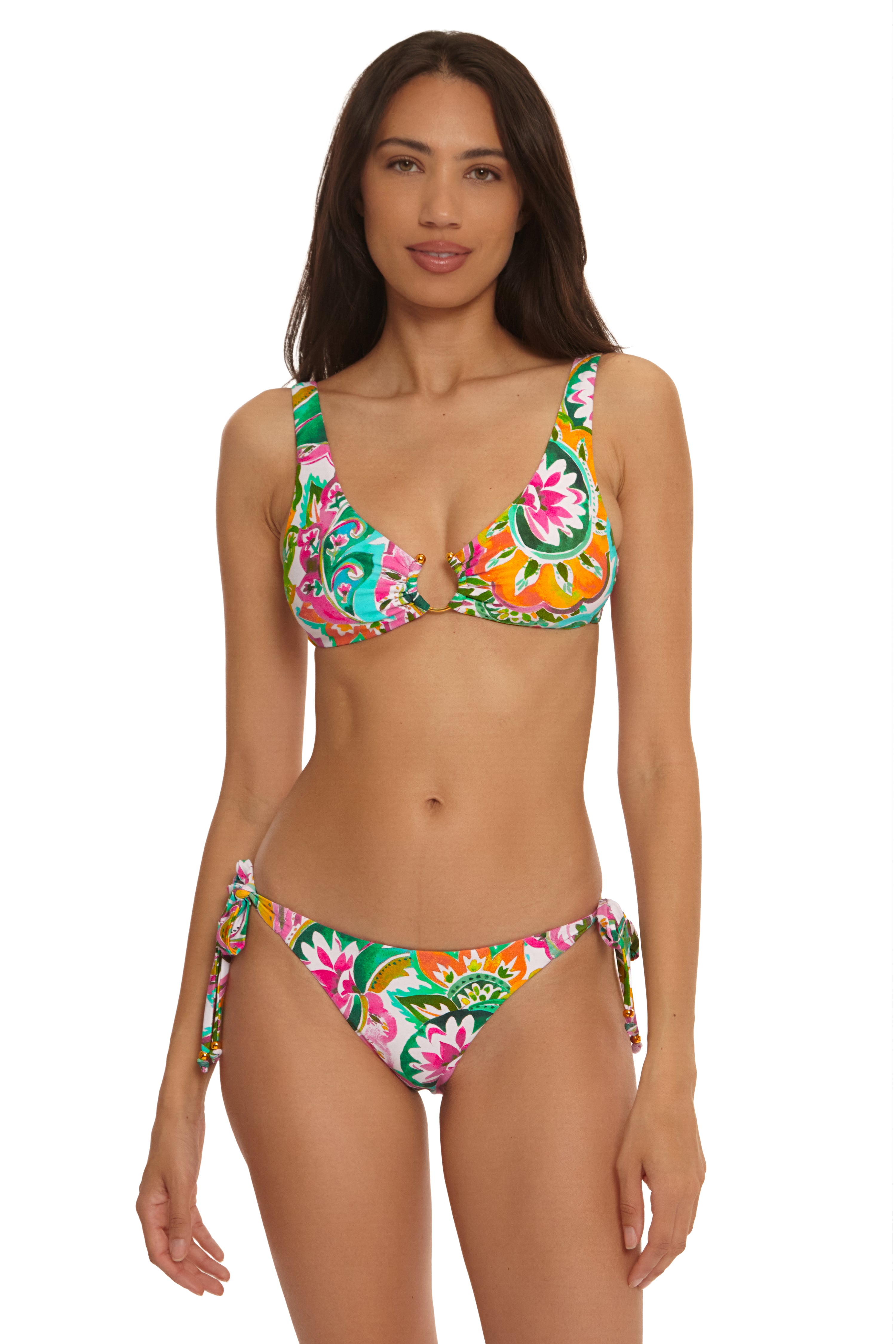 La Vie Reversible Tie Side Bikini Bottom