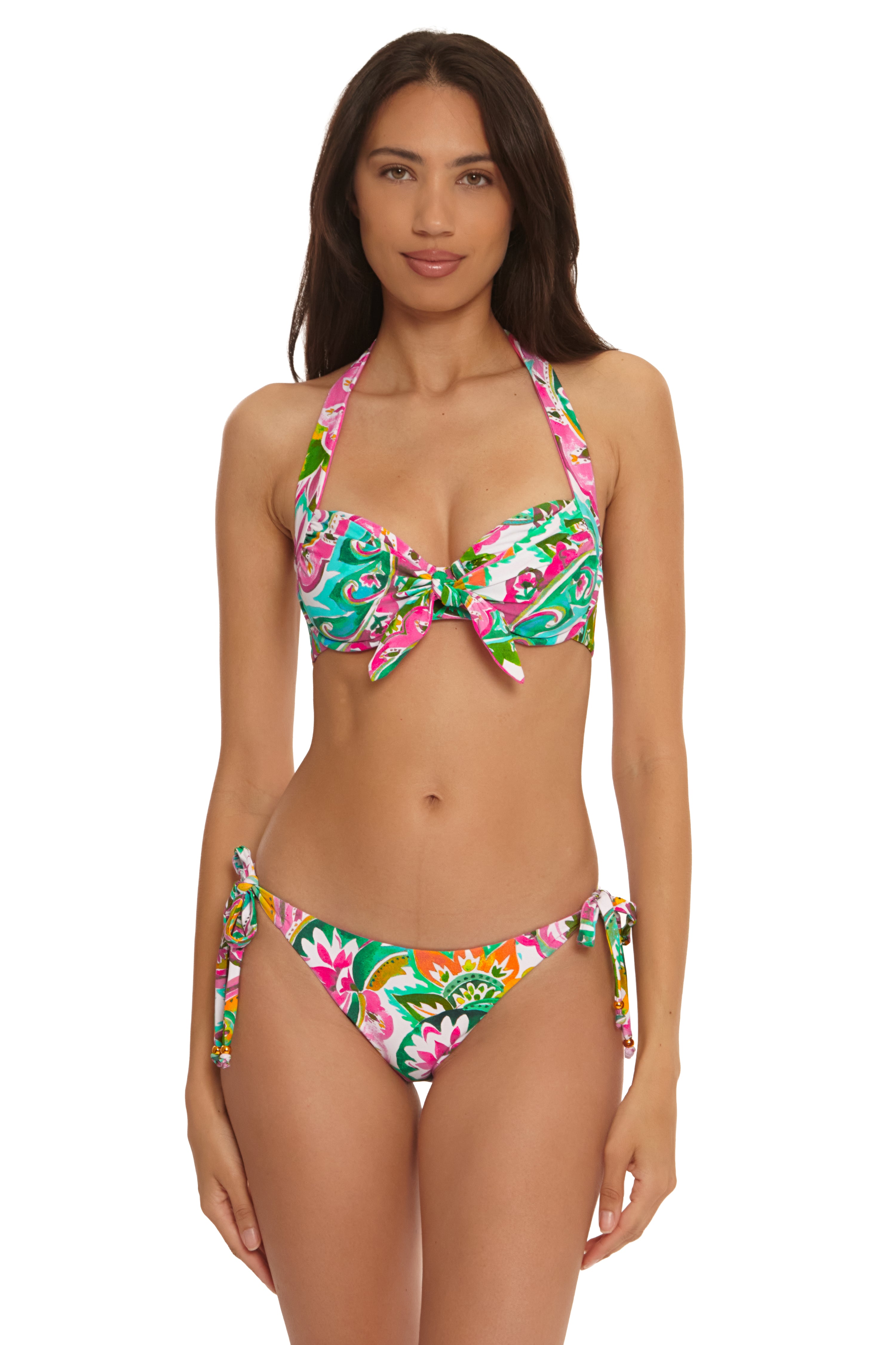 La Vie Reversible Tie Side Bikini Bottom