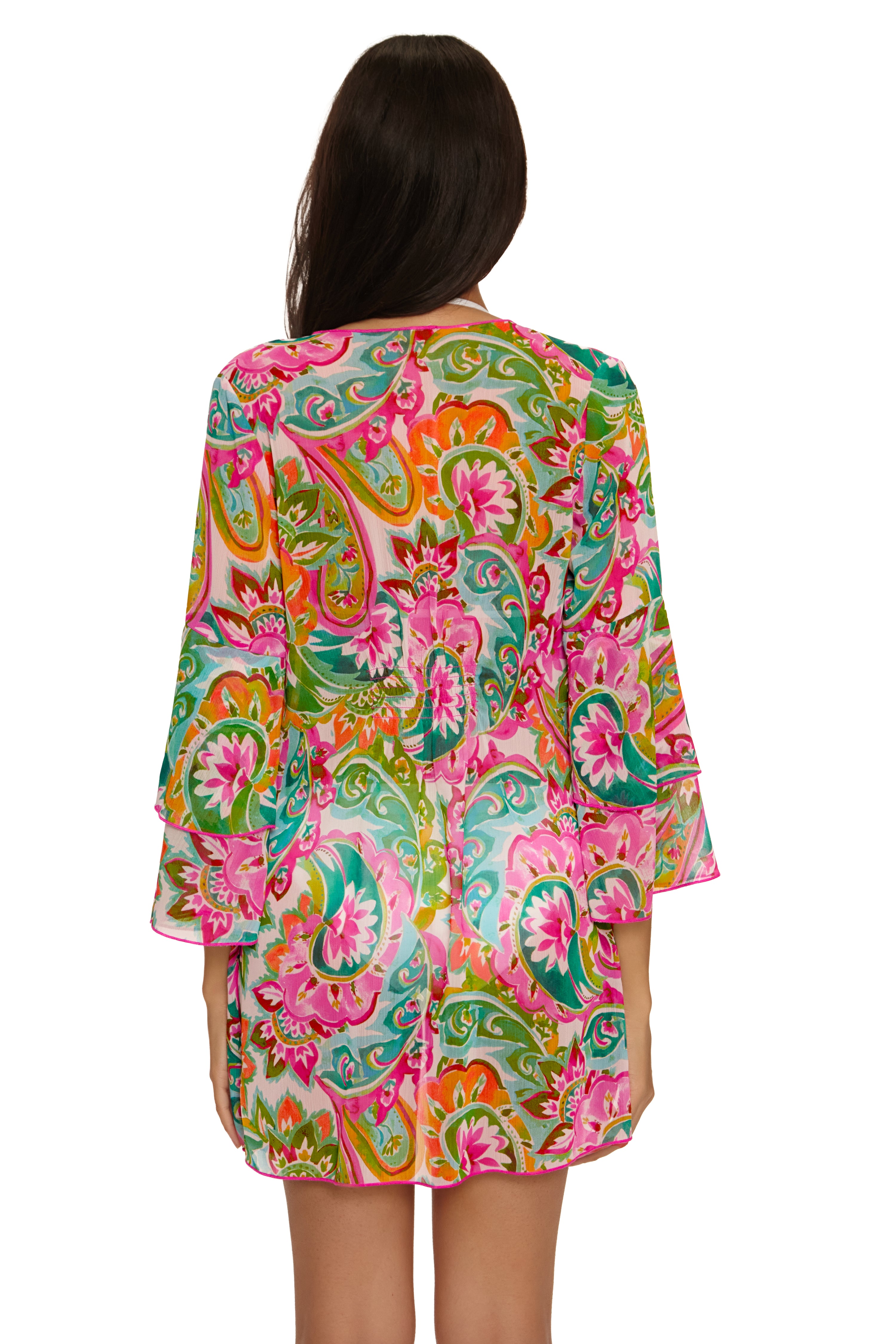 La Vie Chiffon Cover-up Tunic