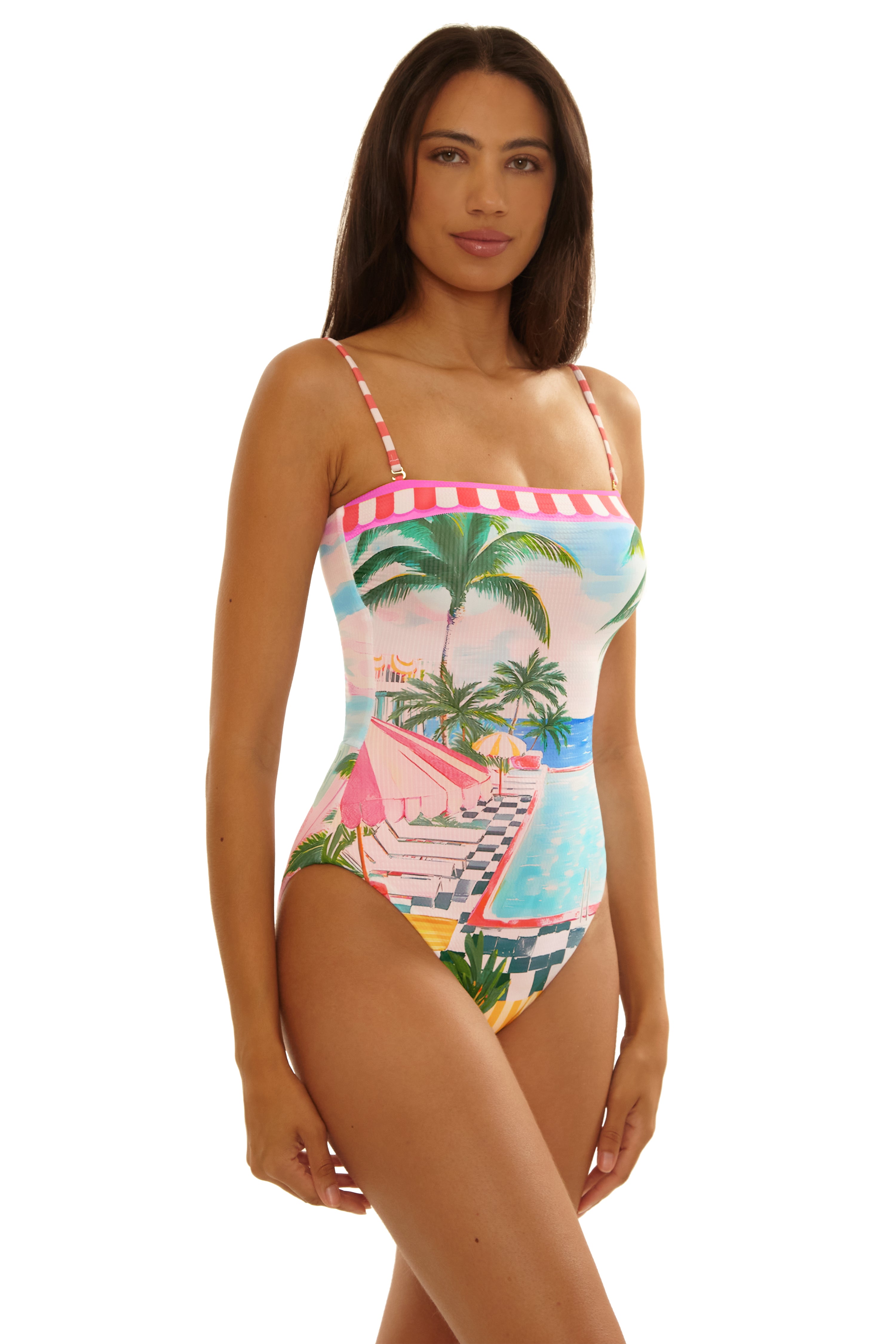 Miami Beach One Piece Swimsuit