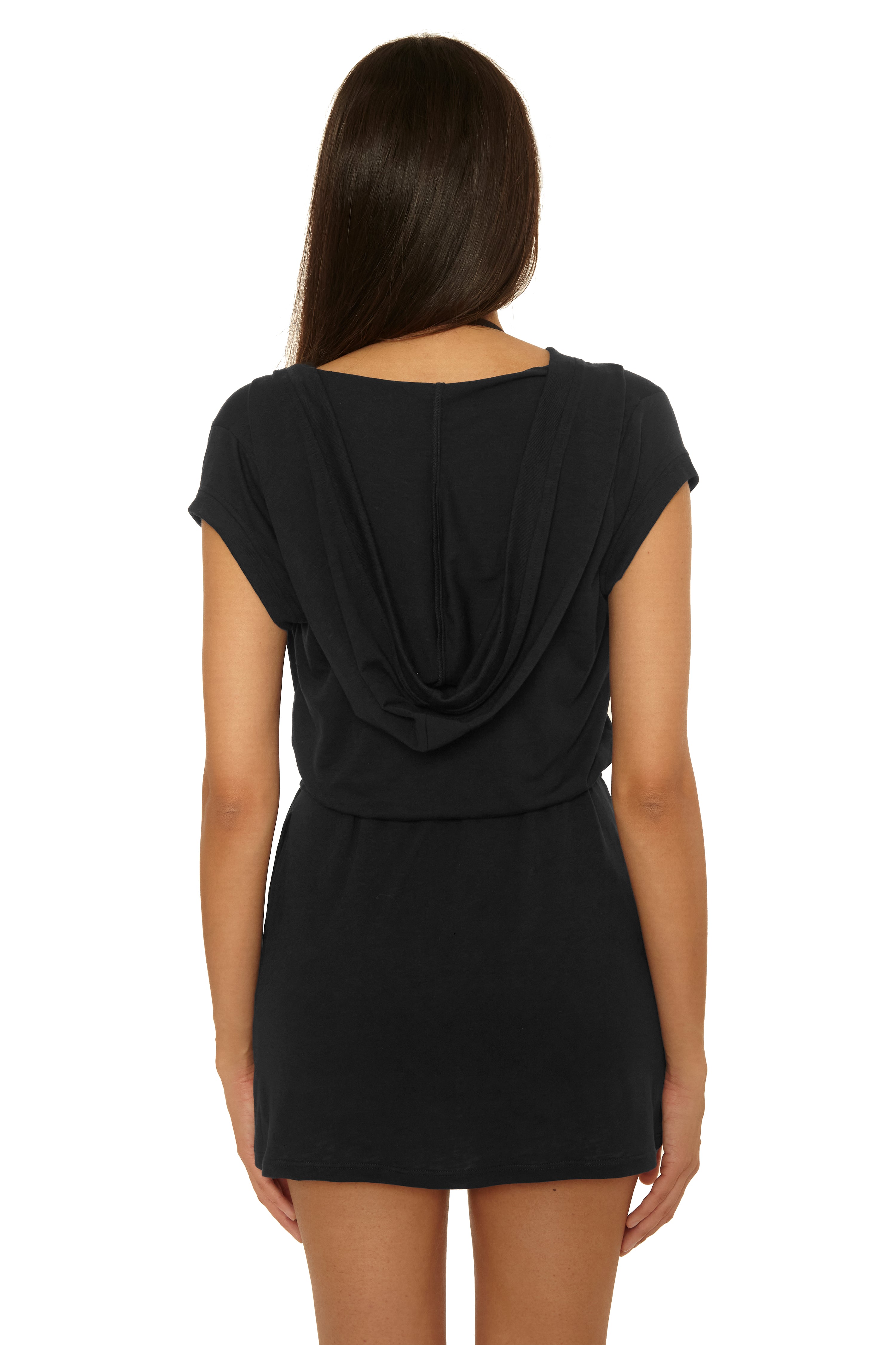 BEACH DATE HOOD DRESS