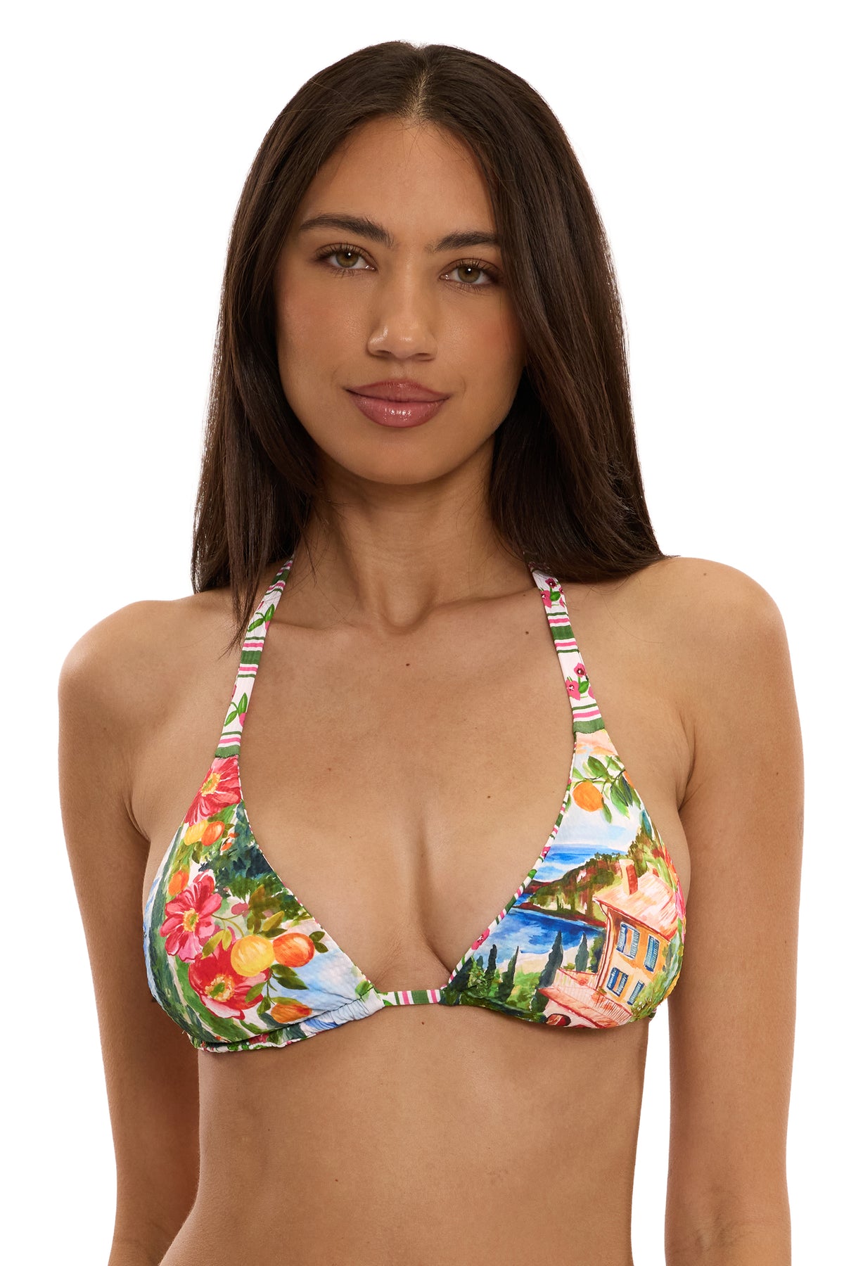 Lake Como Triangle Bikini Top