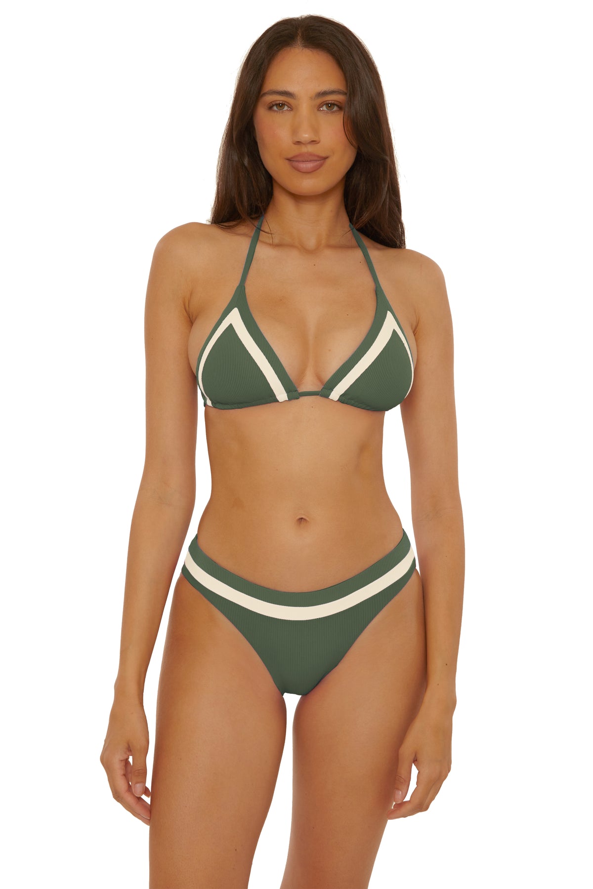 Coastline Hipster Bikini Bottom - Kelp