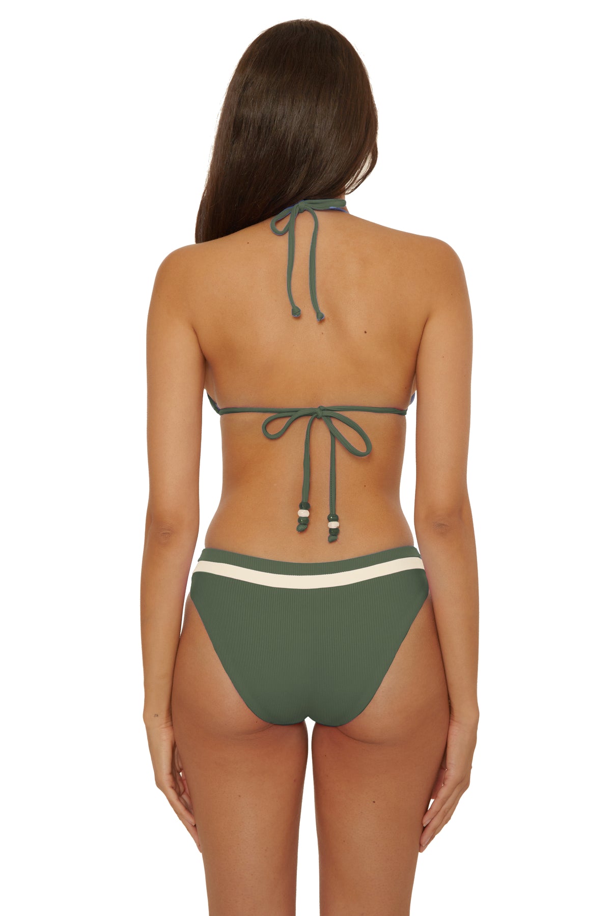 Coastline Hipster Bikini Bottom - Kelp