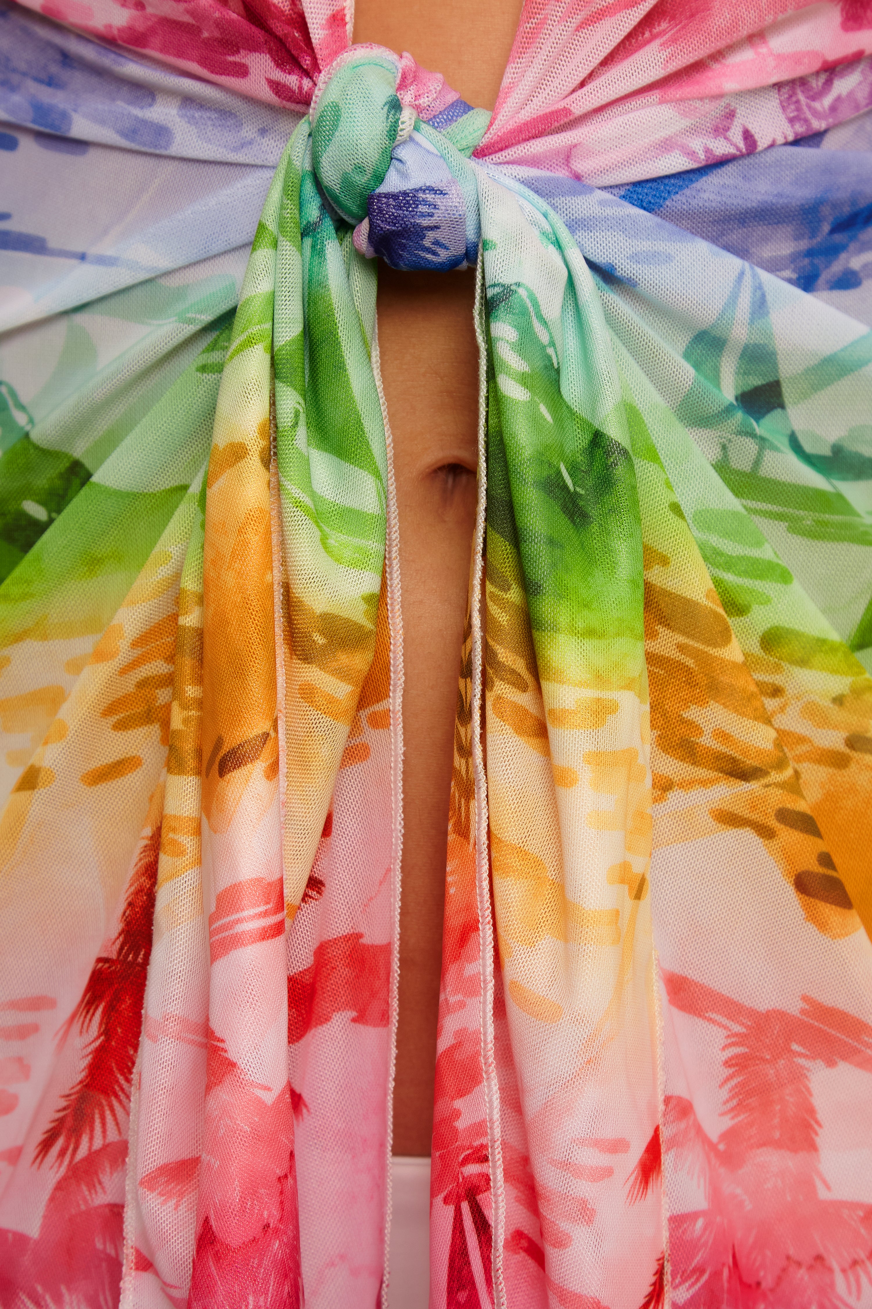 Fiji Tie Front Tunic Cover-up