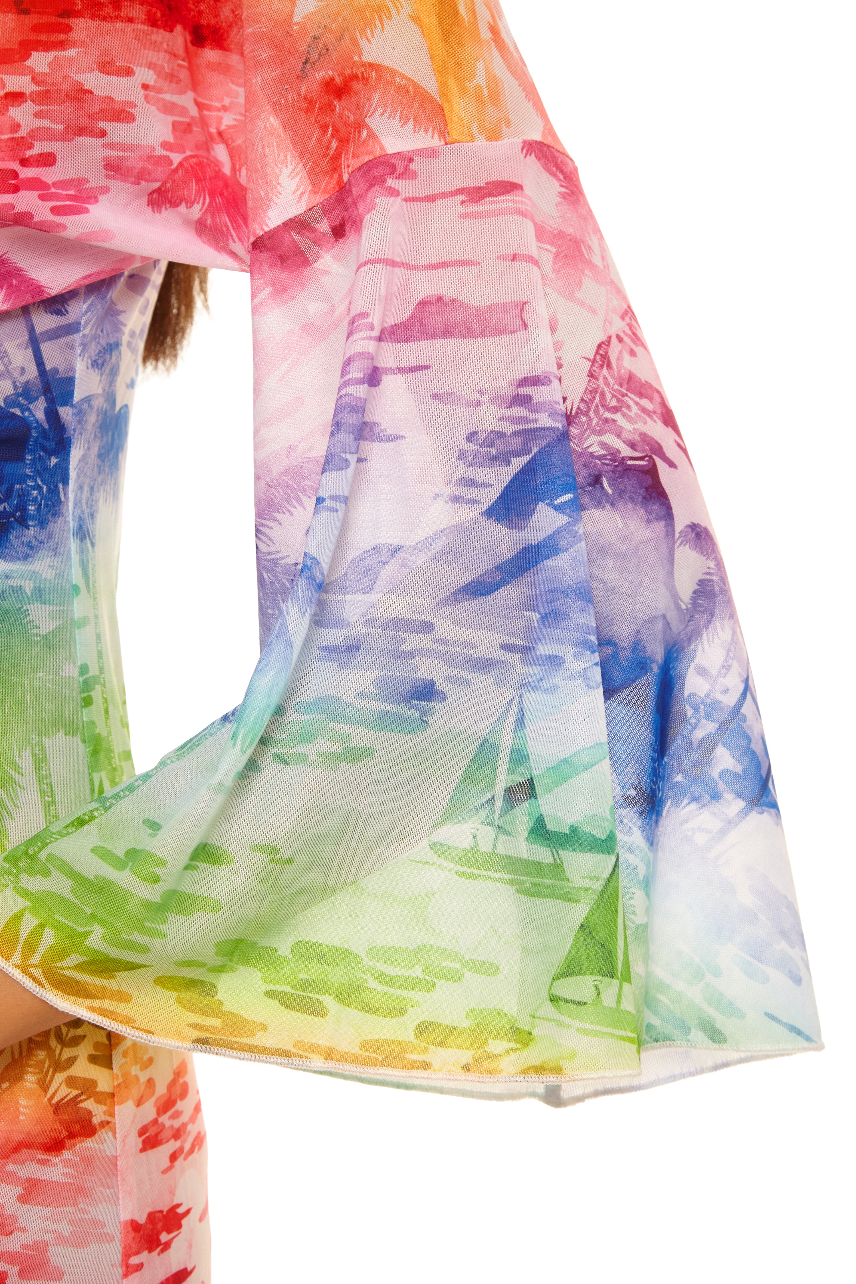 Fiji Tie Front Tunic Cover-up