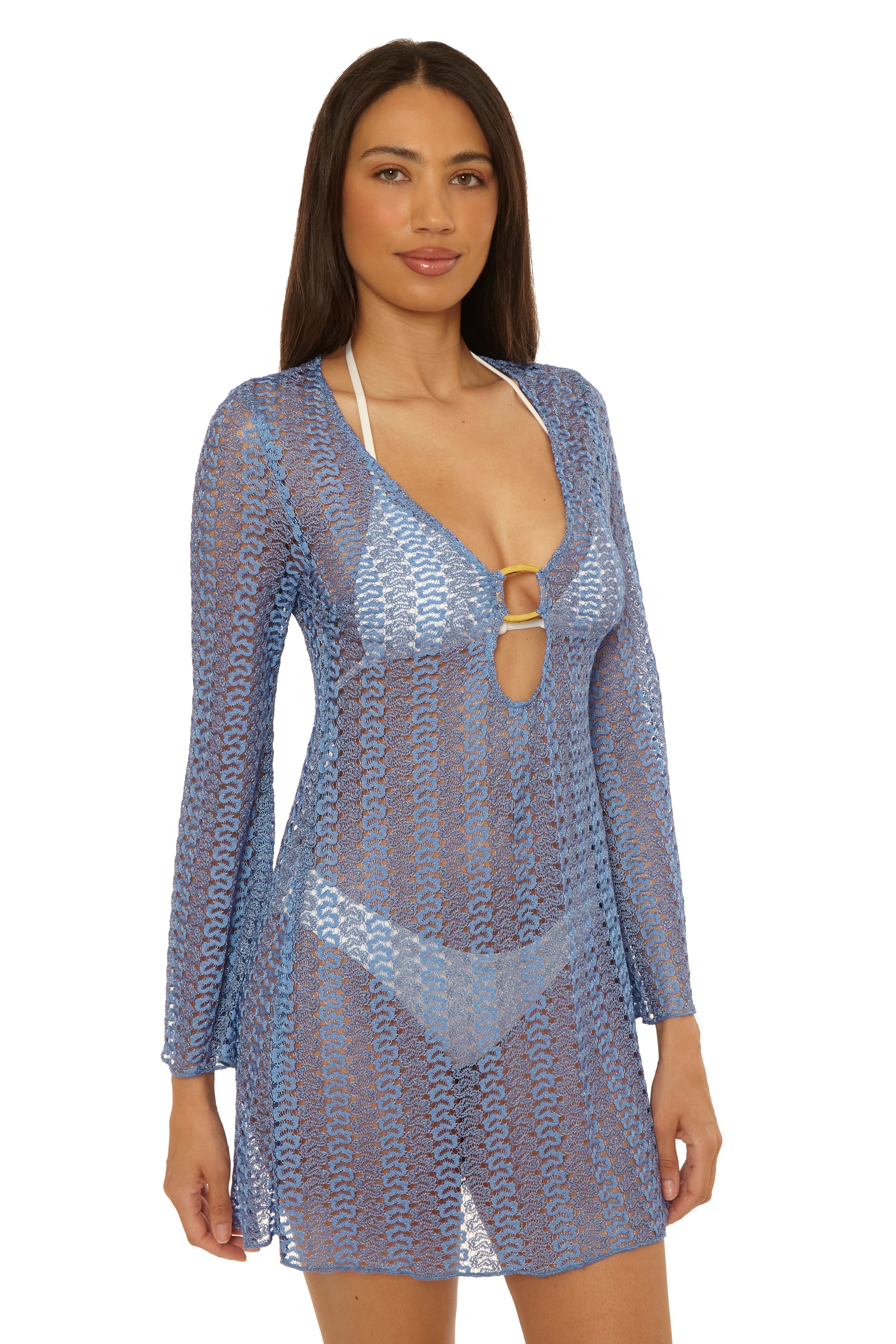 GOLDEN CROCHET TUNIC