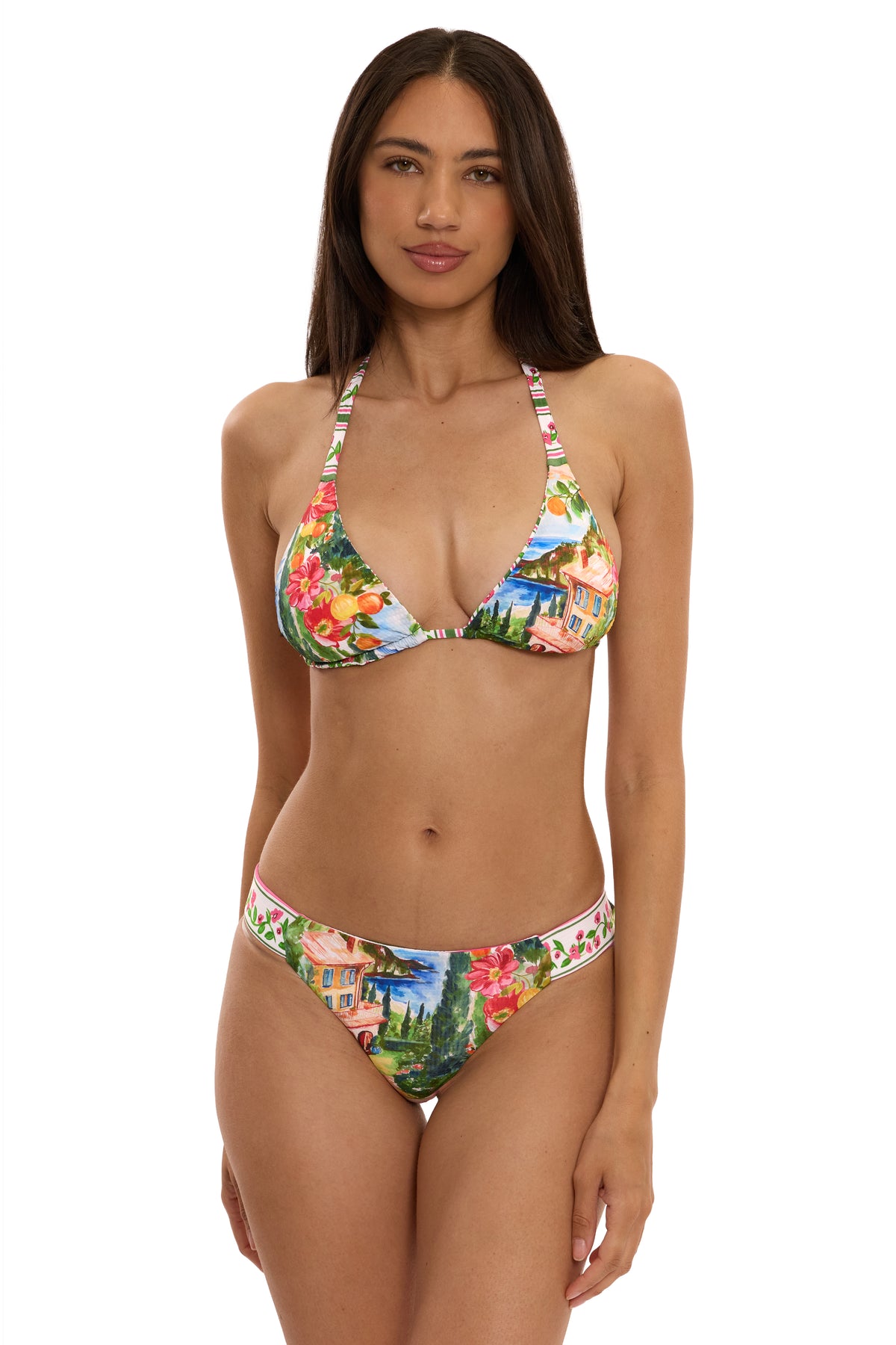 Lake Como Triangle Bikini Top