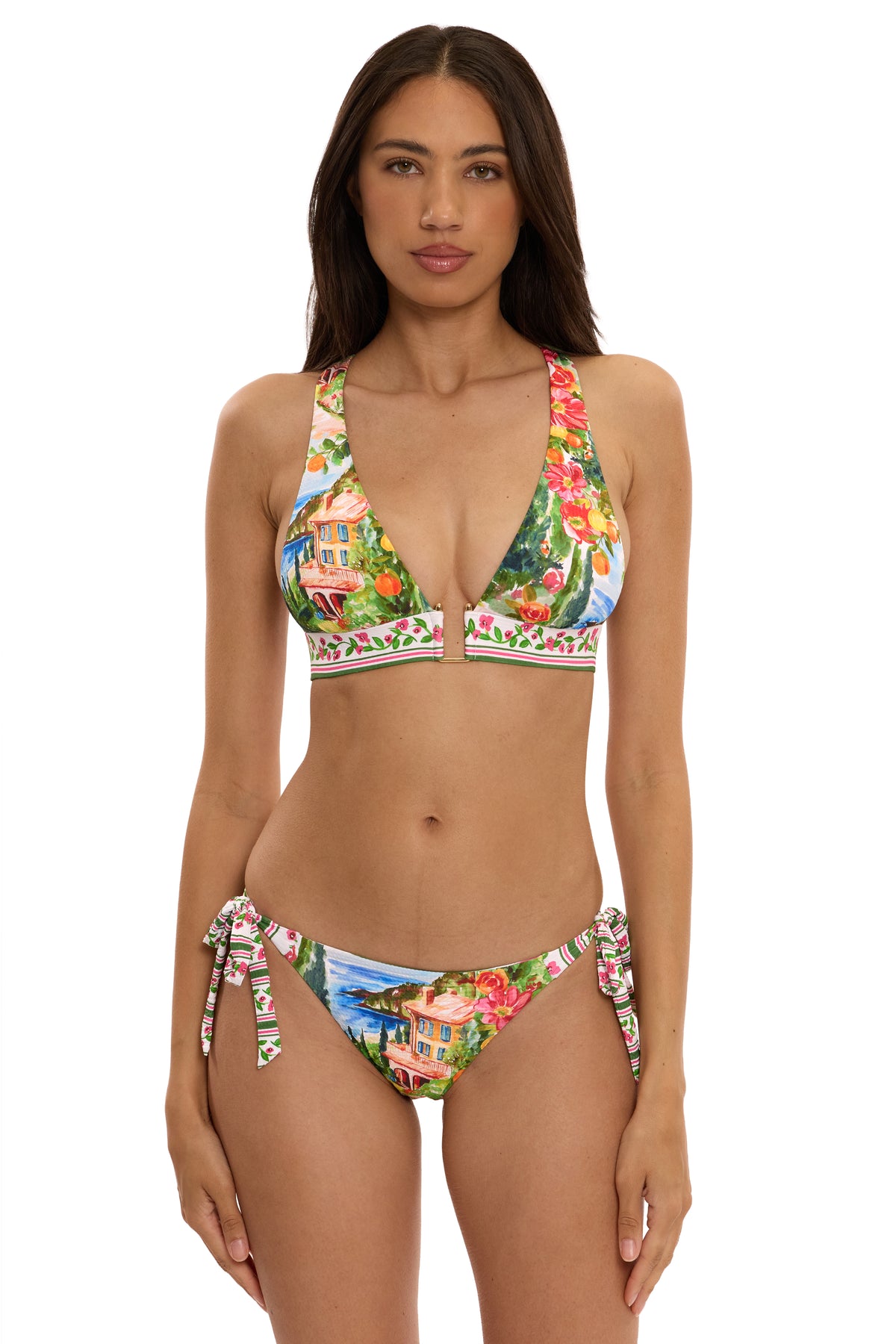 Lake Como Halter Bikini Top