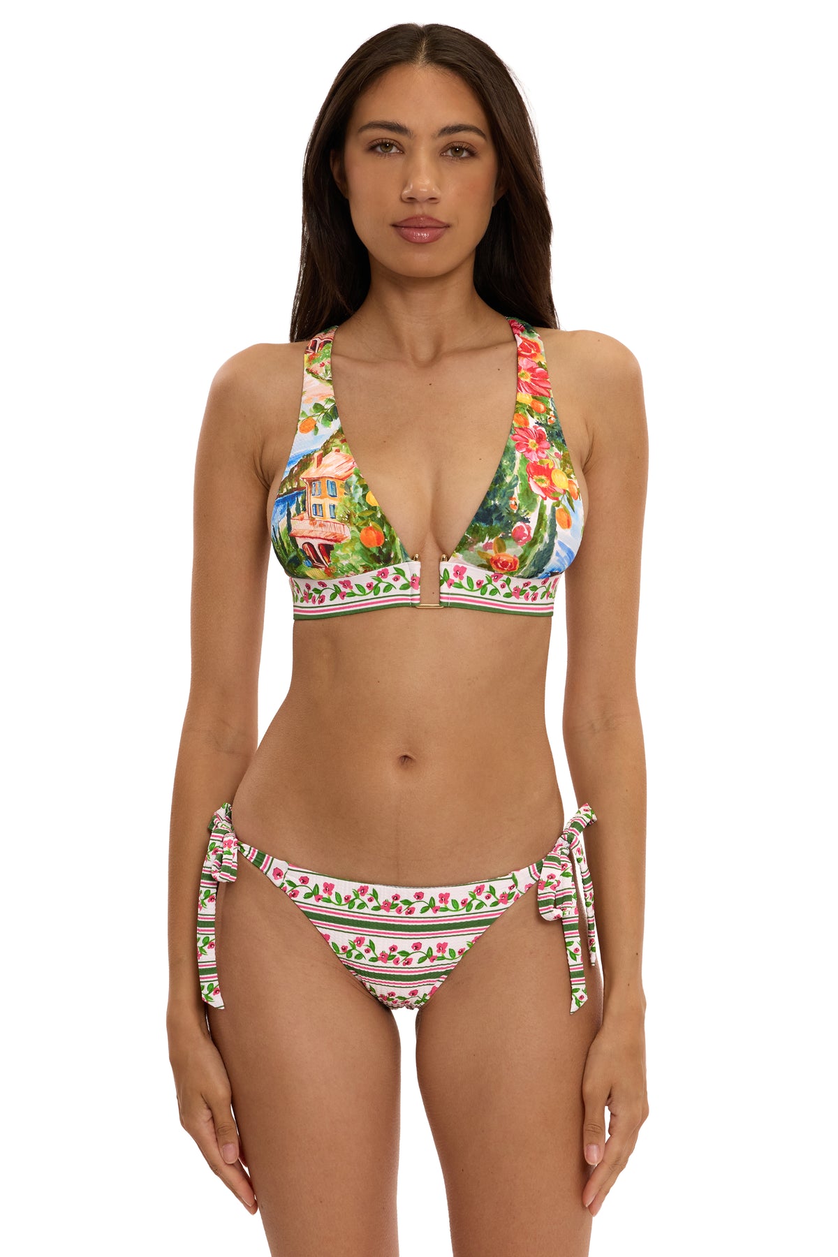 Lake Como Halter Bikini Top