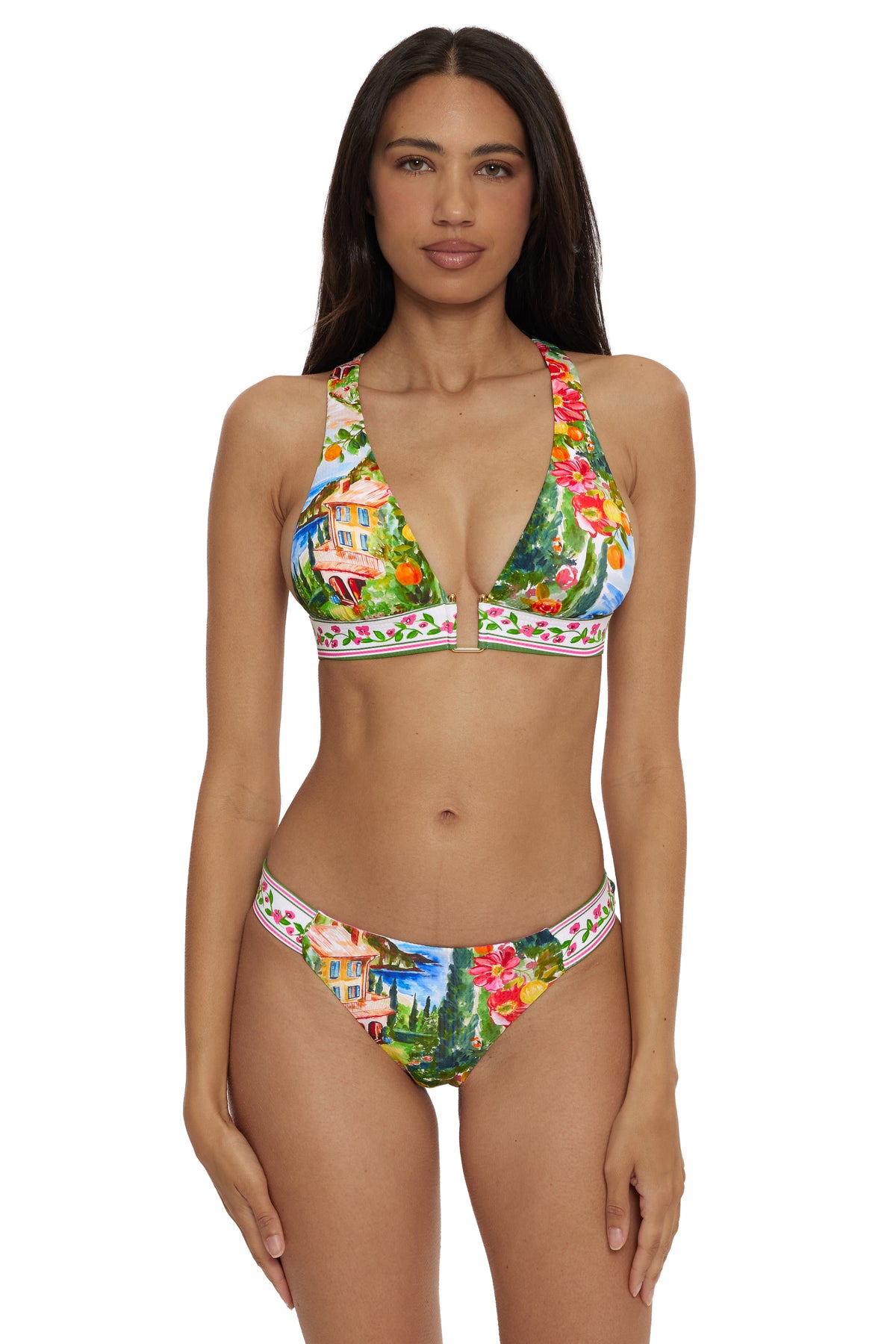 Lake Como Halter Bikini Top