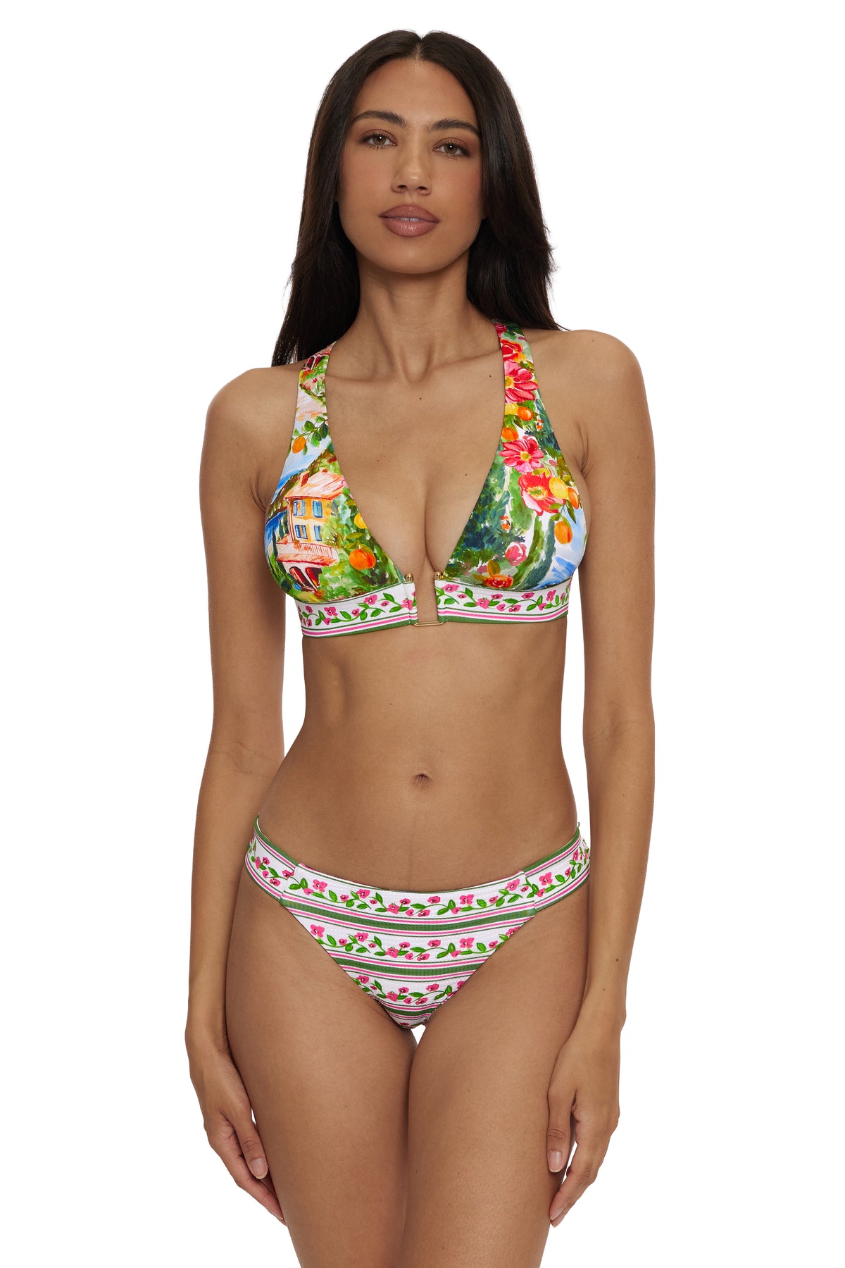 Lake Como Halter Bikini Top