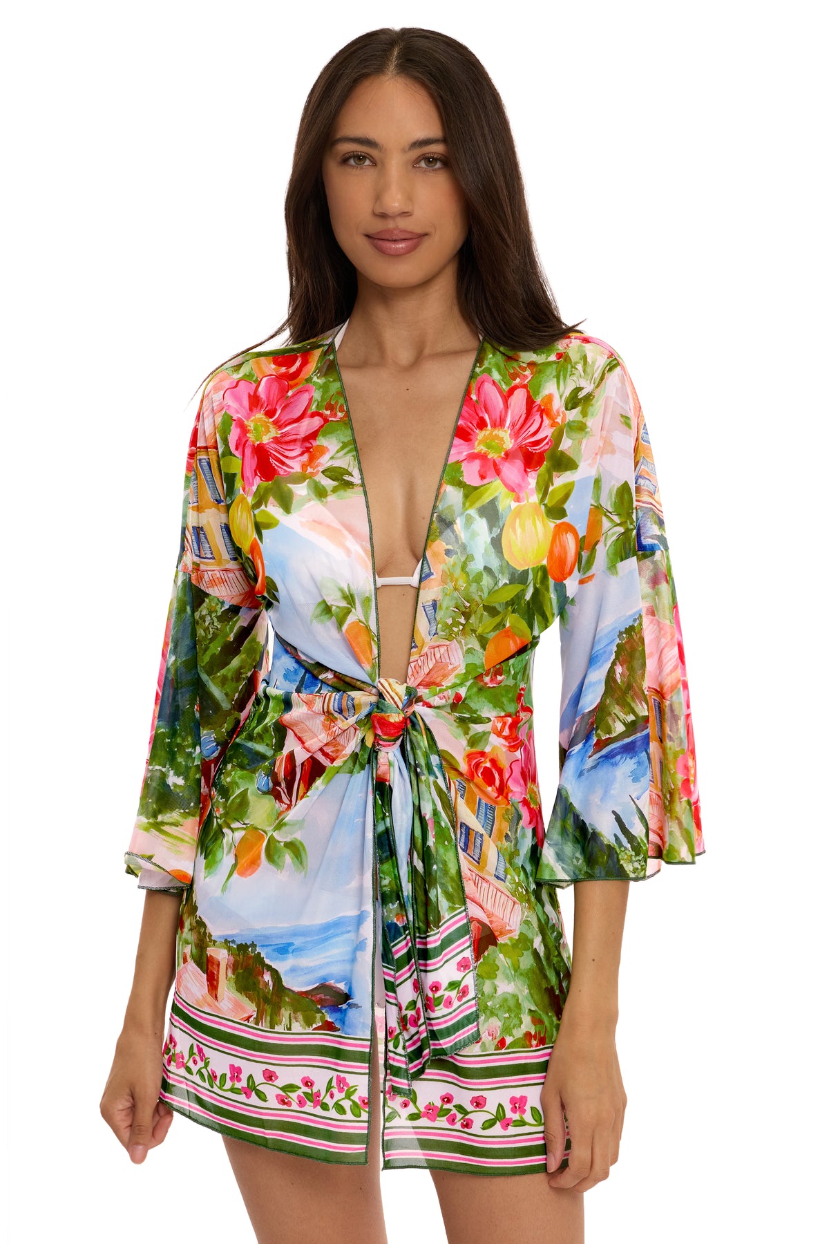 Lake Como Mesh Tunic Coverup