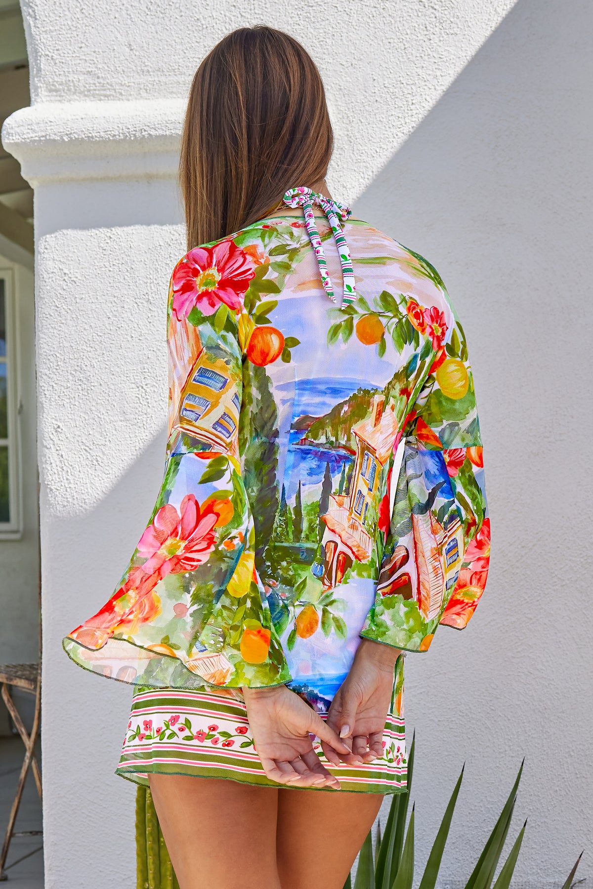 Lake Como Mesh Tunic Coverup