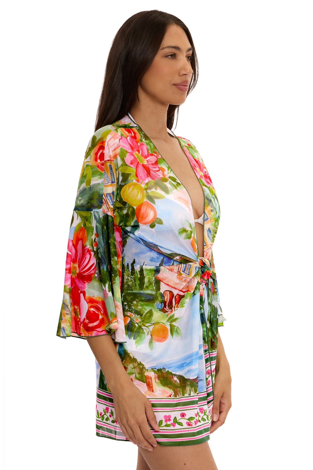 Lake Como Mesh Tunic Coverup