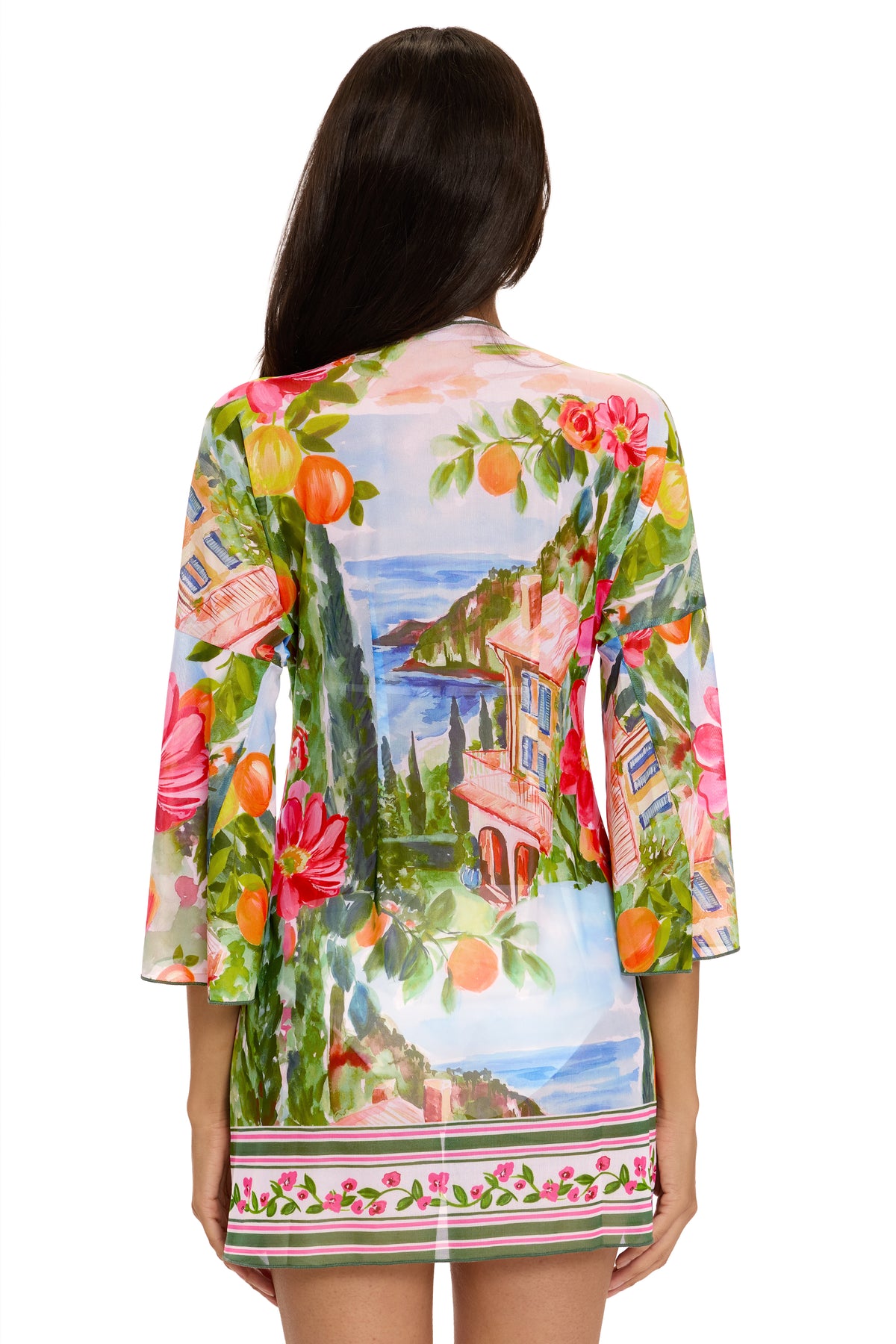 Lake Como Mesh Tunic Coverup