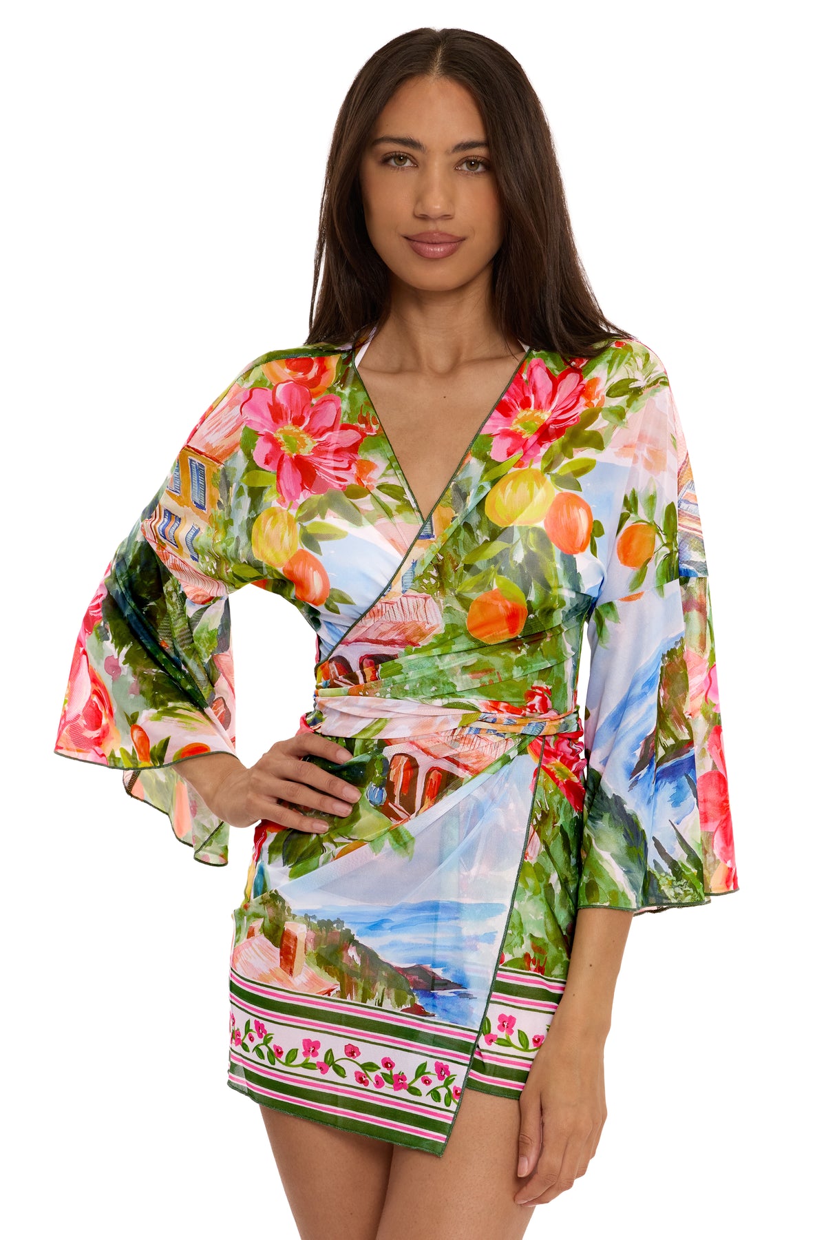 Lake Como Mesh Tunic Coverup