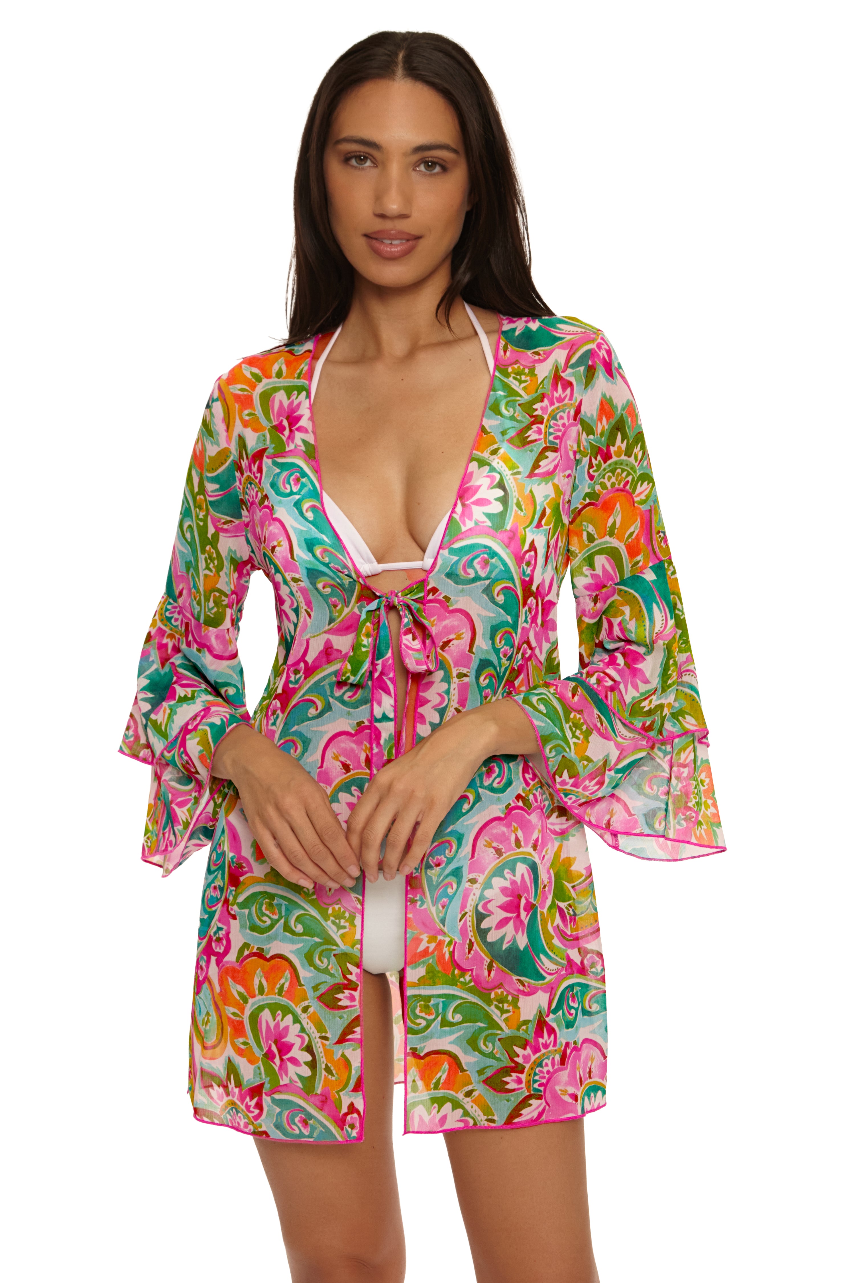 La Vie Chiffon Cover-up Tunic