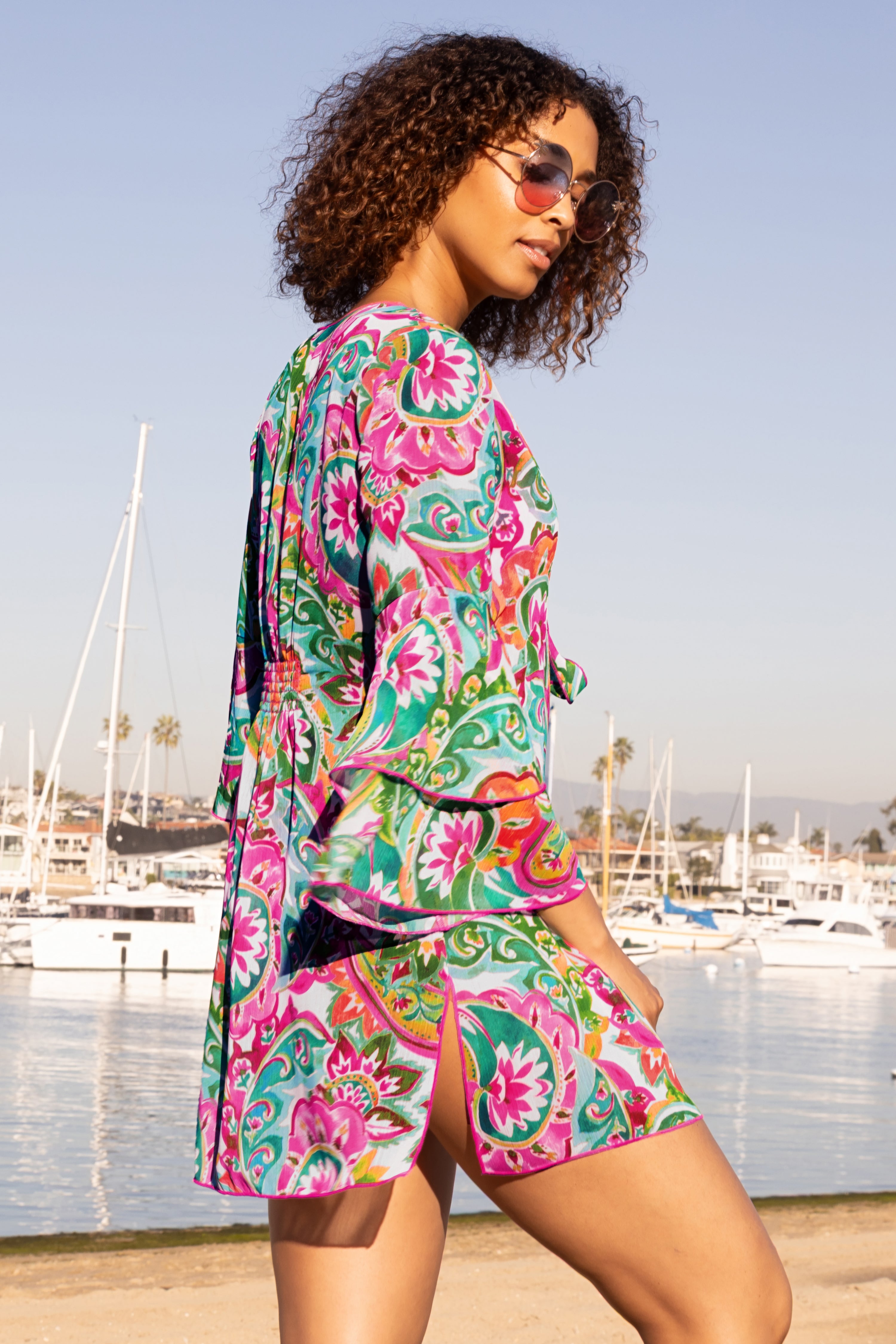 La Vie Chiffon Cover-up Tunic
