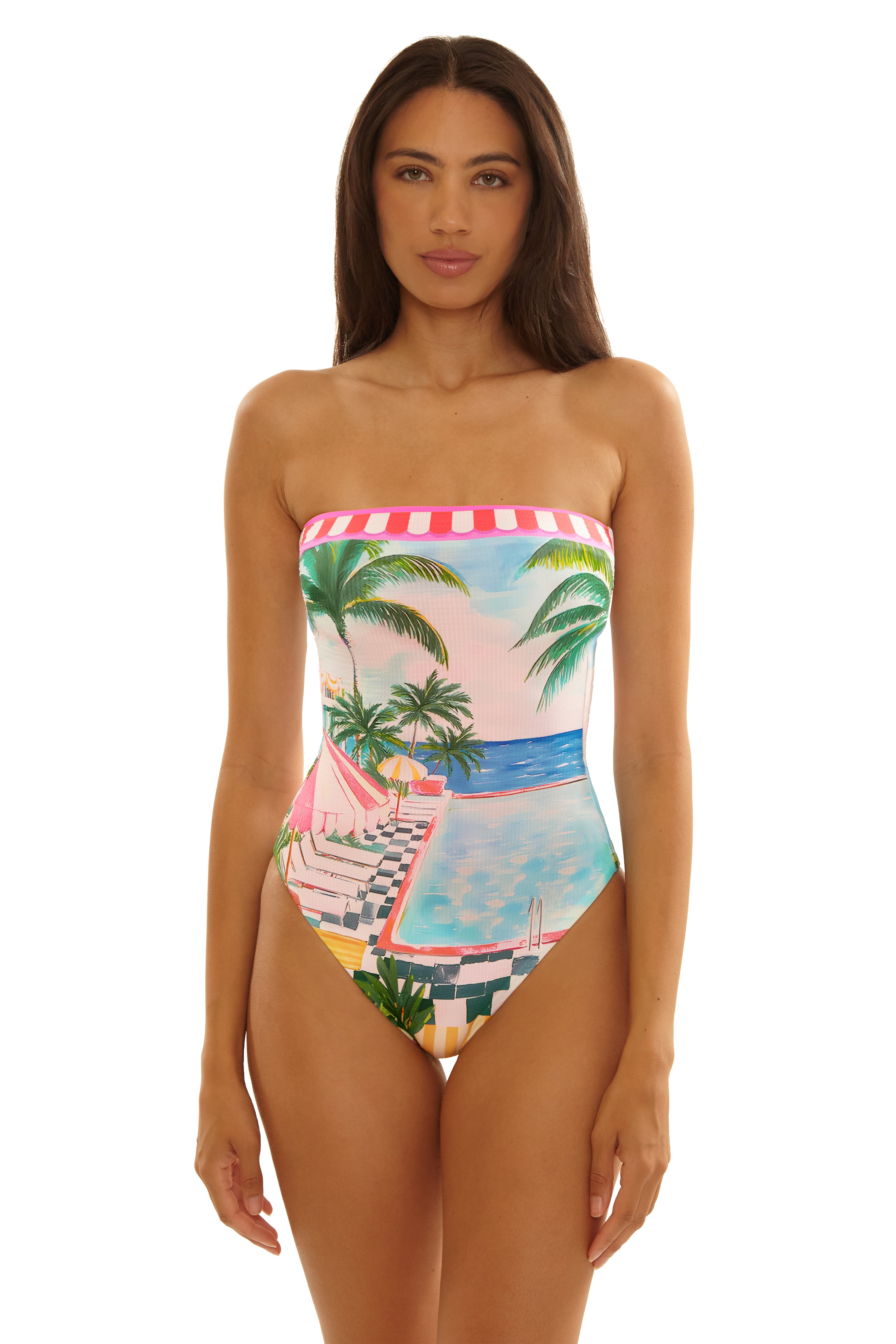 Miami Beach One Piece Swimsuit
