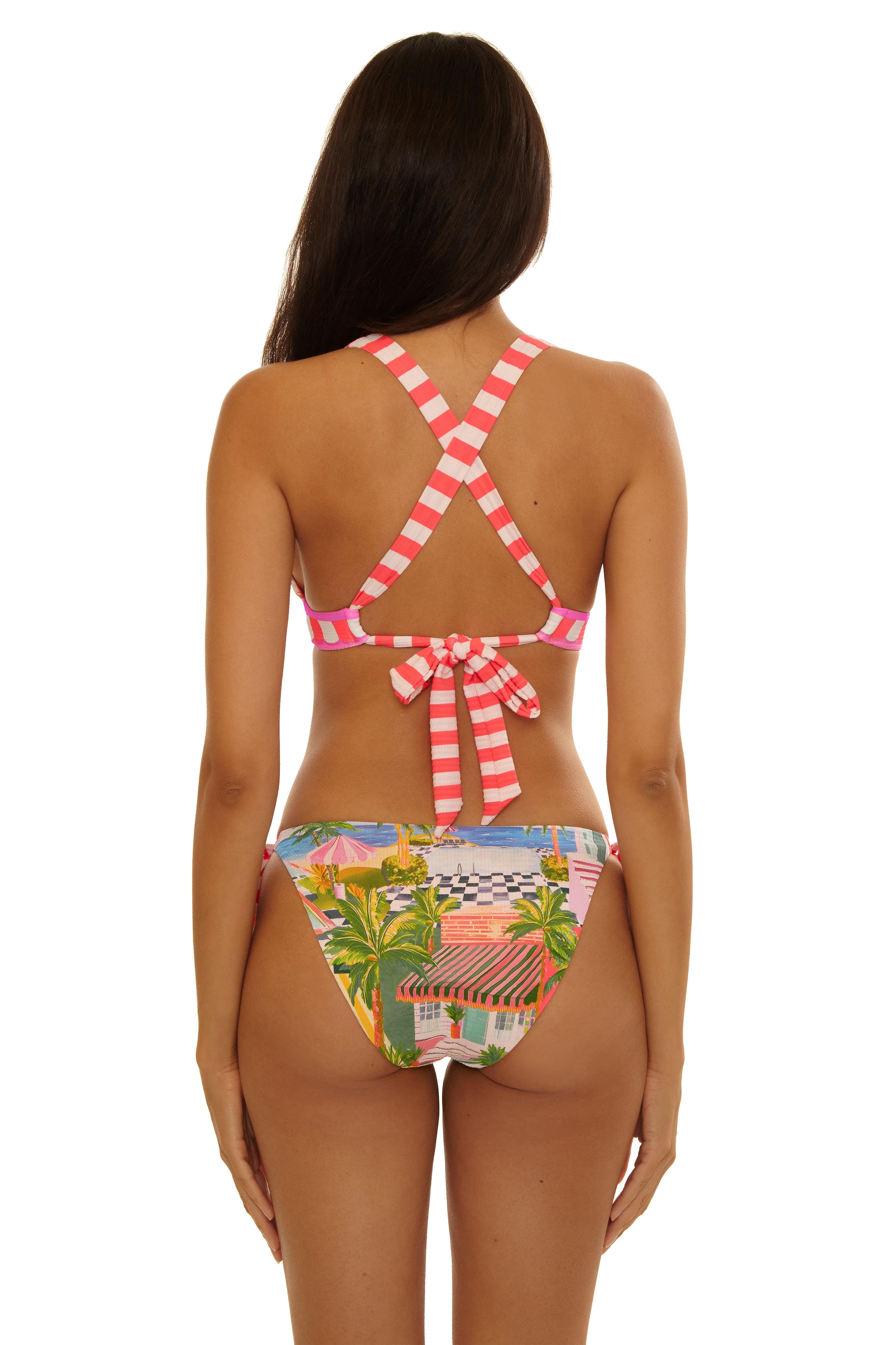 Miami Beach Reversible Tie Side Bikini Bottom