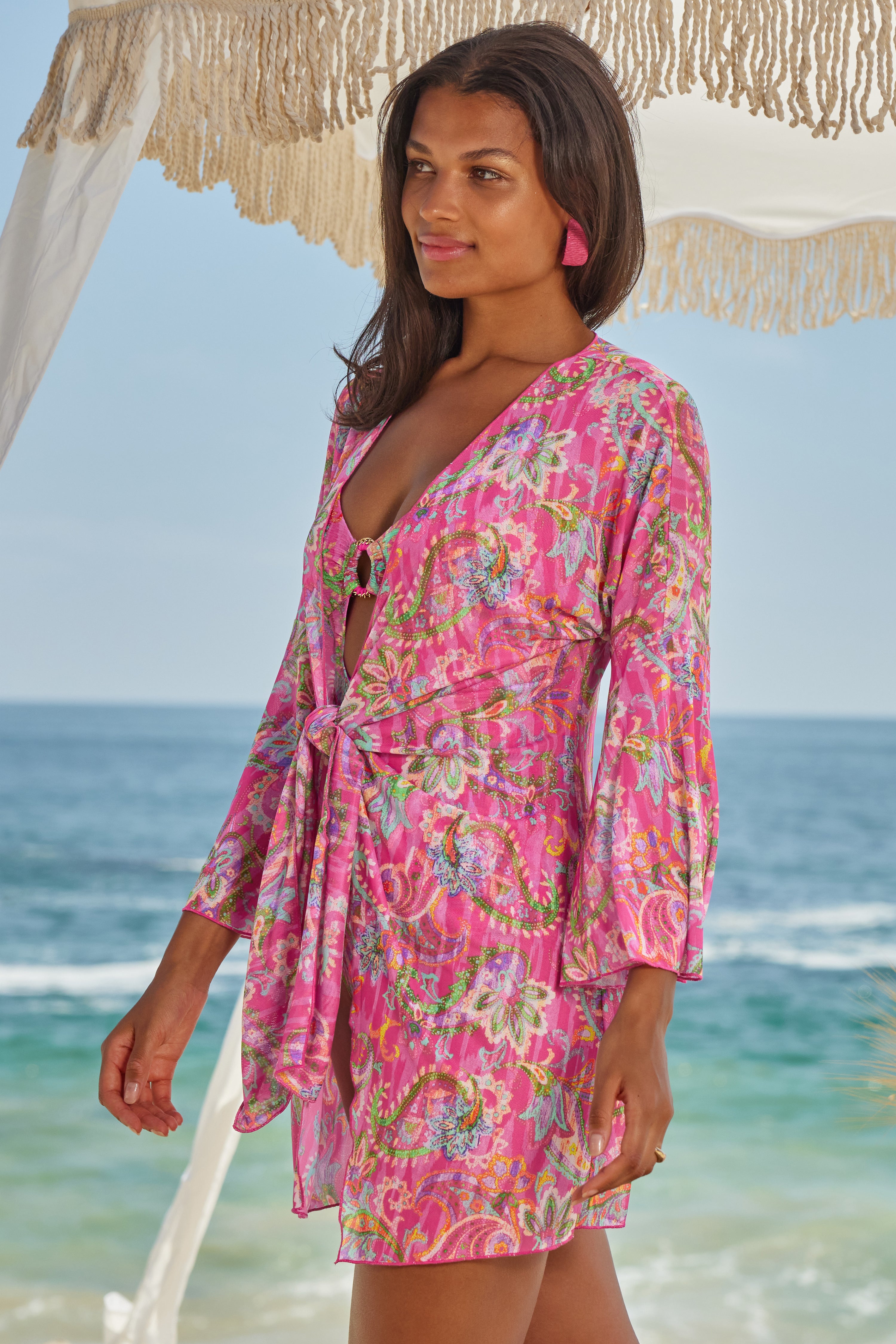 POLYNESIA MESH TUNIC